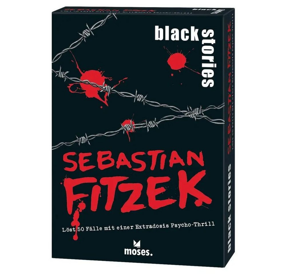 Moses. Verlag Spiel black stories Sebastian Fitzek