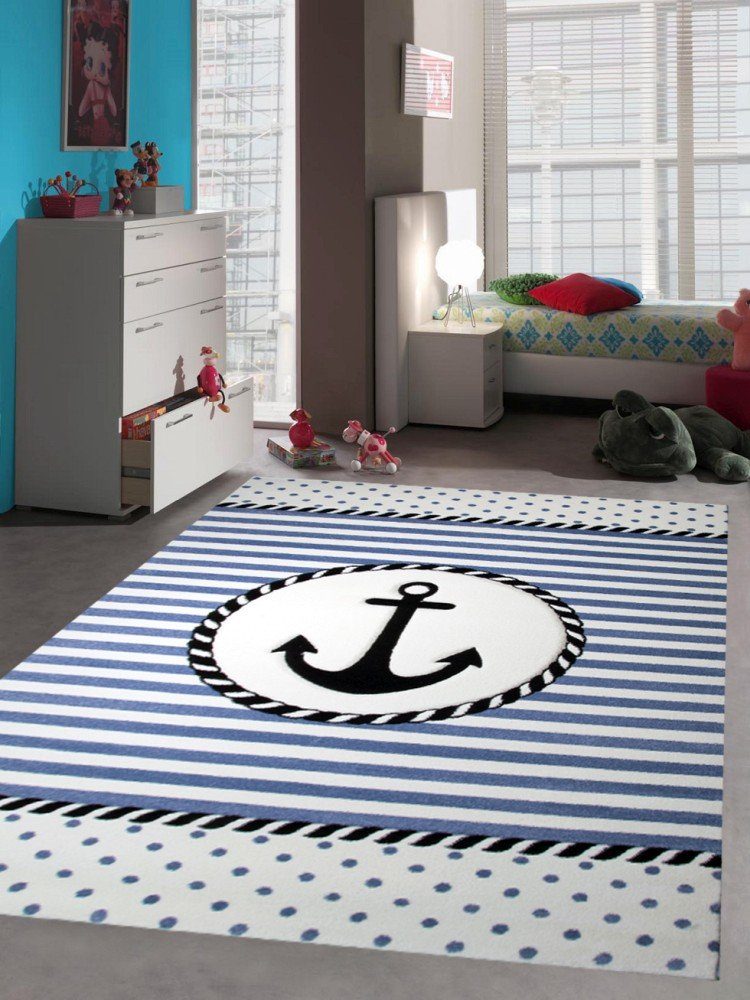 Carpetia Kinderteppich Teppich Kinderzimmer Babyzimmer Jungen günstig online kaufen