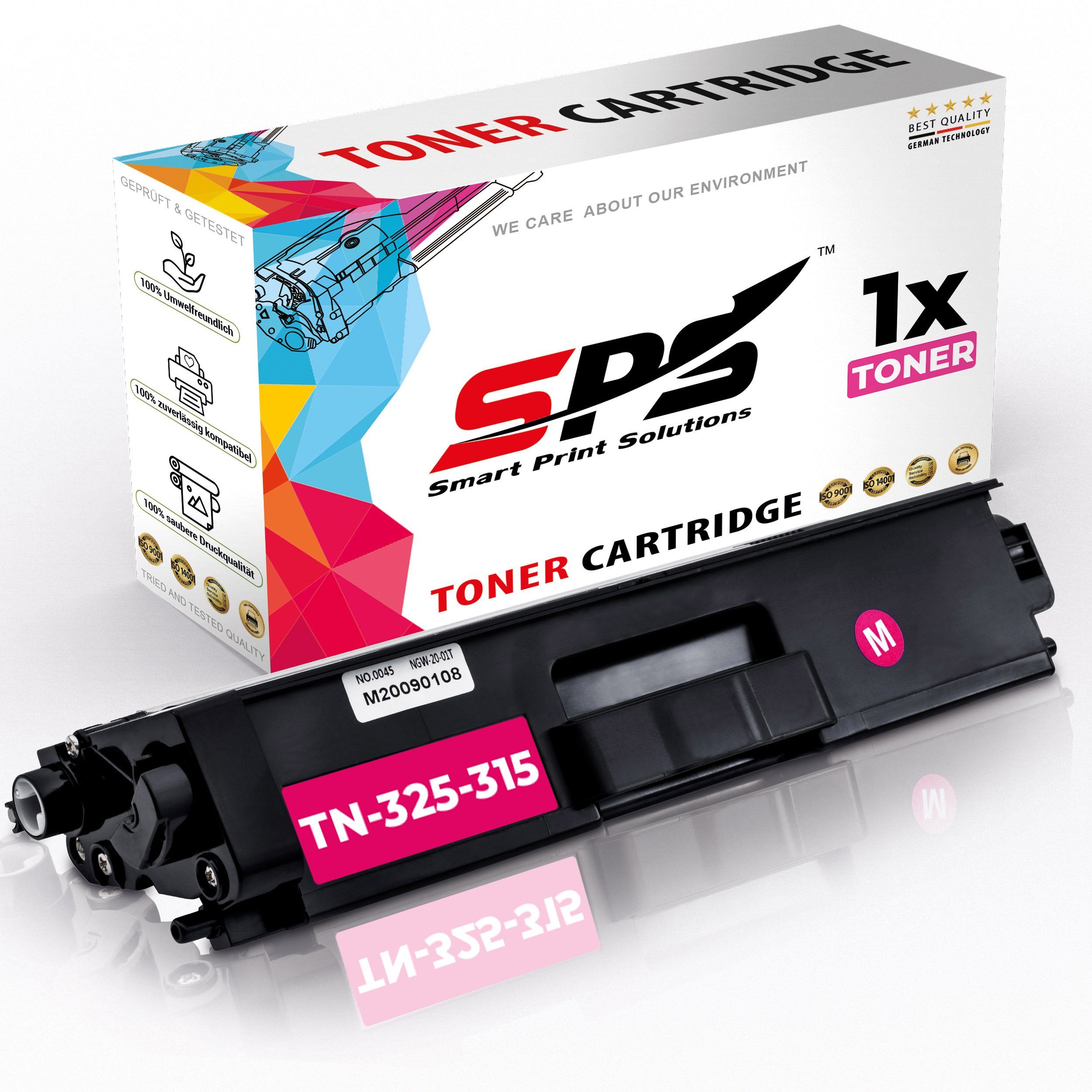 SPS Tonerkartusche Kompatibel für Brother DCP-9055CDN (DCP-9055CDNG1), (1er Pack, 1-St., 1 x Toner (Für Brother TN325 Magenta)