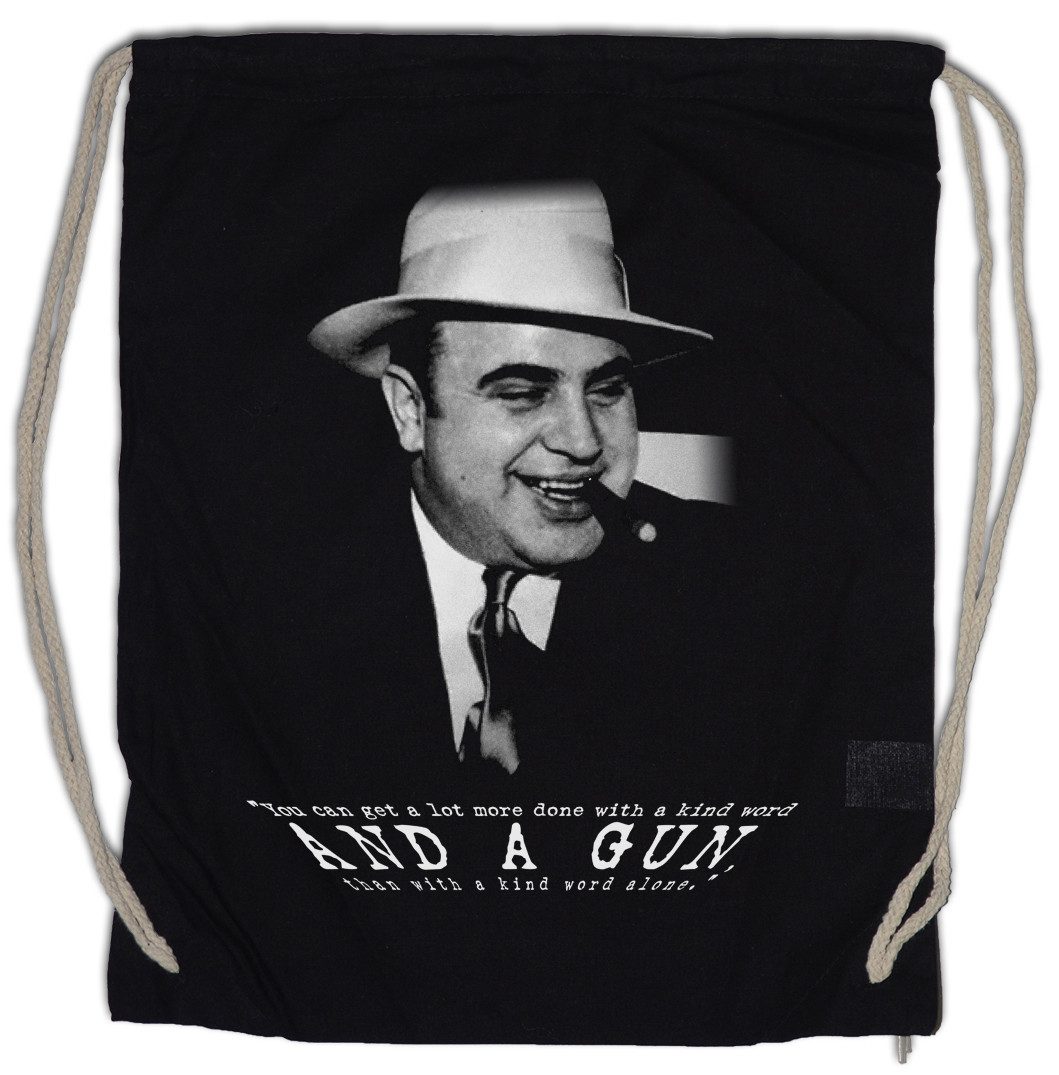 Turnbeutel Al Capone Classic Portrait Turnbeutel Mafia Mob Familia Chicago US