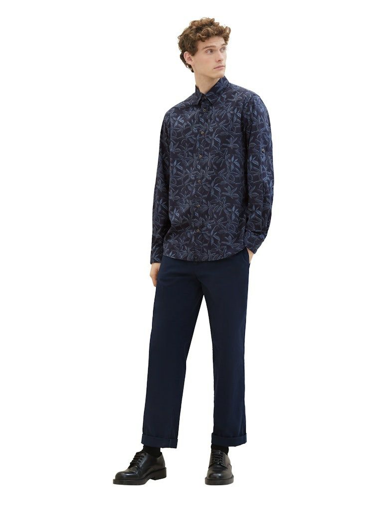 TOM TAILOR Denim Outdoorhemd Langarm FreizeitHemd für Herren (1-tlg)
