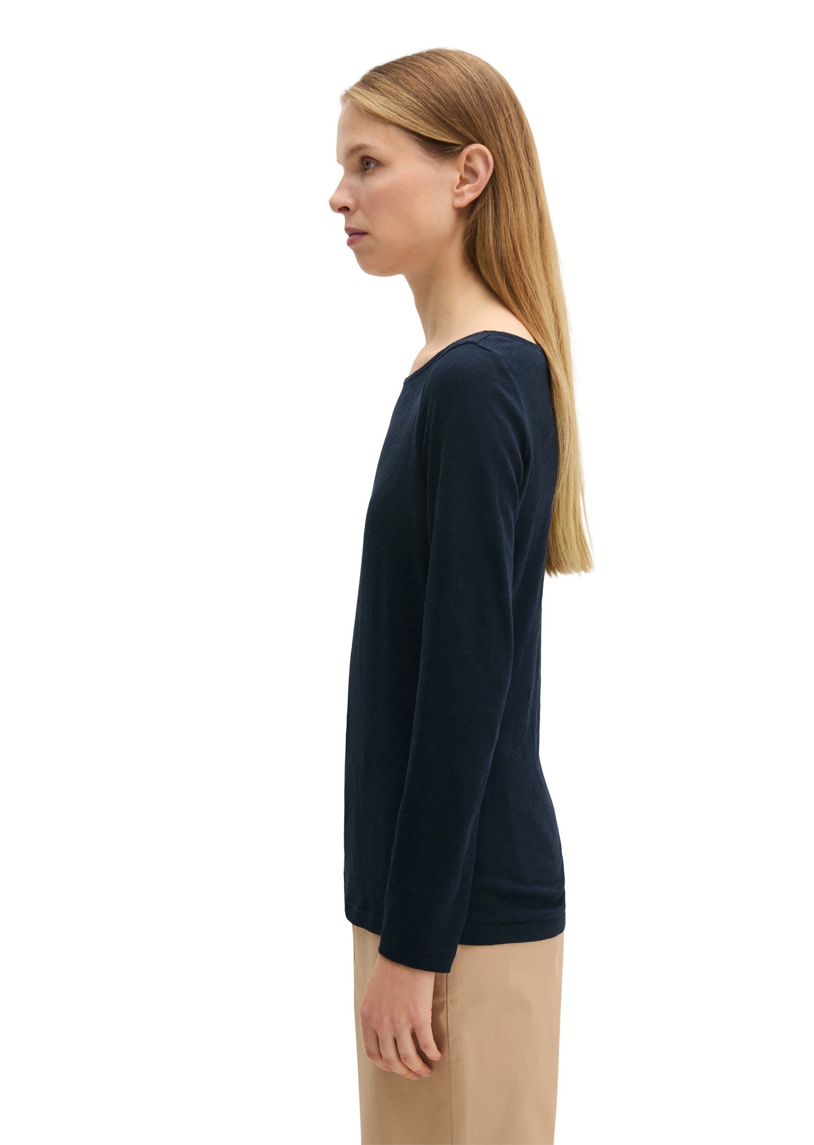 Marc O'Polo Langarmshirt aus Organic Cotton günstig online kaufen