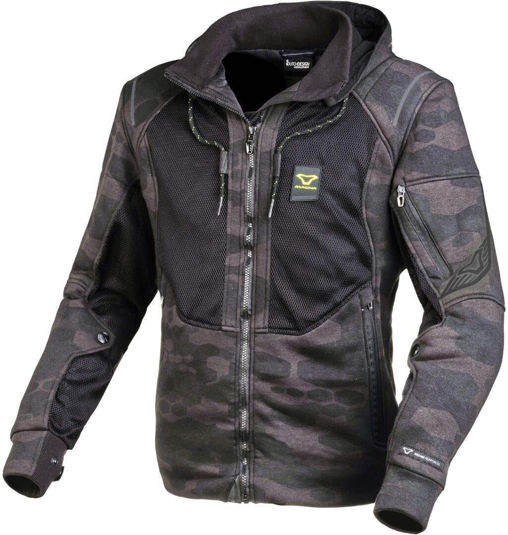 Motorradjacke Breeze Camo Motorrad Zip Hoodie