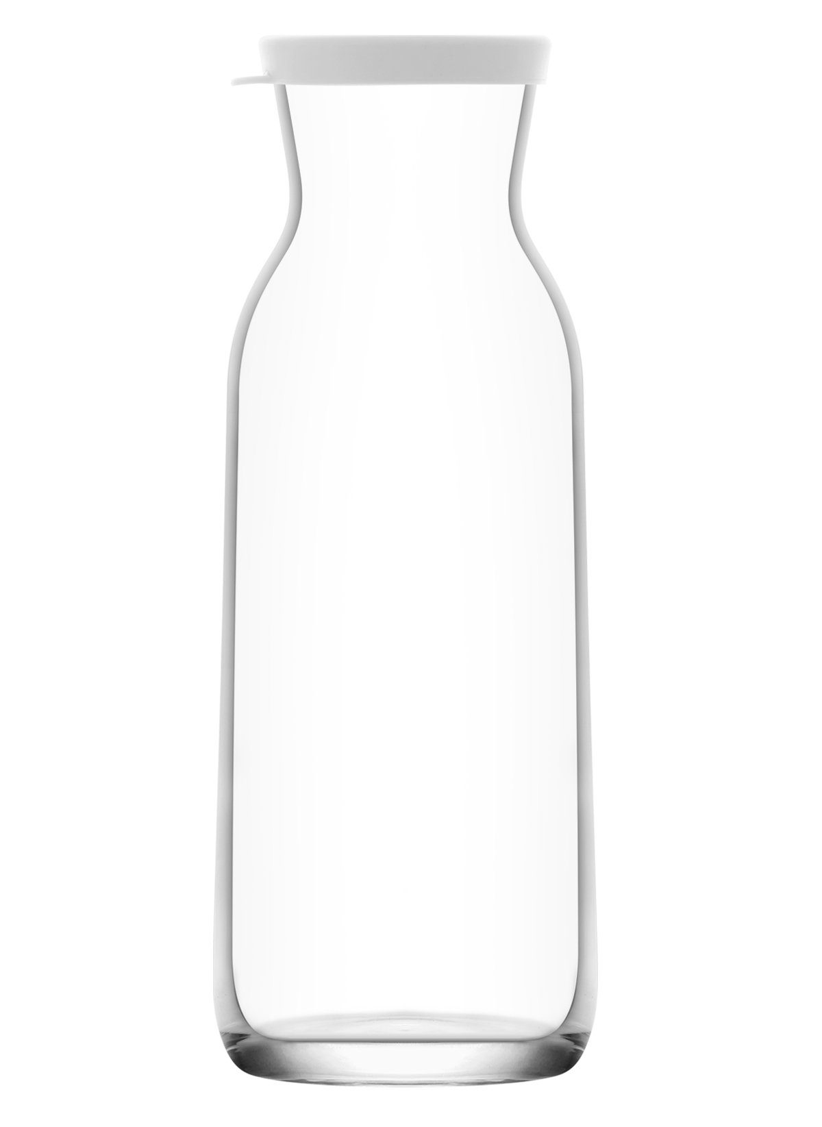 Wasserkrug Fonte Weiße Karaffe: 1200cc, Ideal für Wasser und Milch