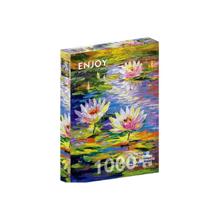 ENJOY Puzzle Puzzle ENJOY-1847 - Water Lilies in the Pond Puzzle 1000 Teile Puzzleteile