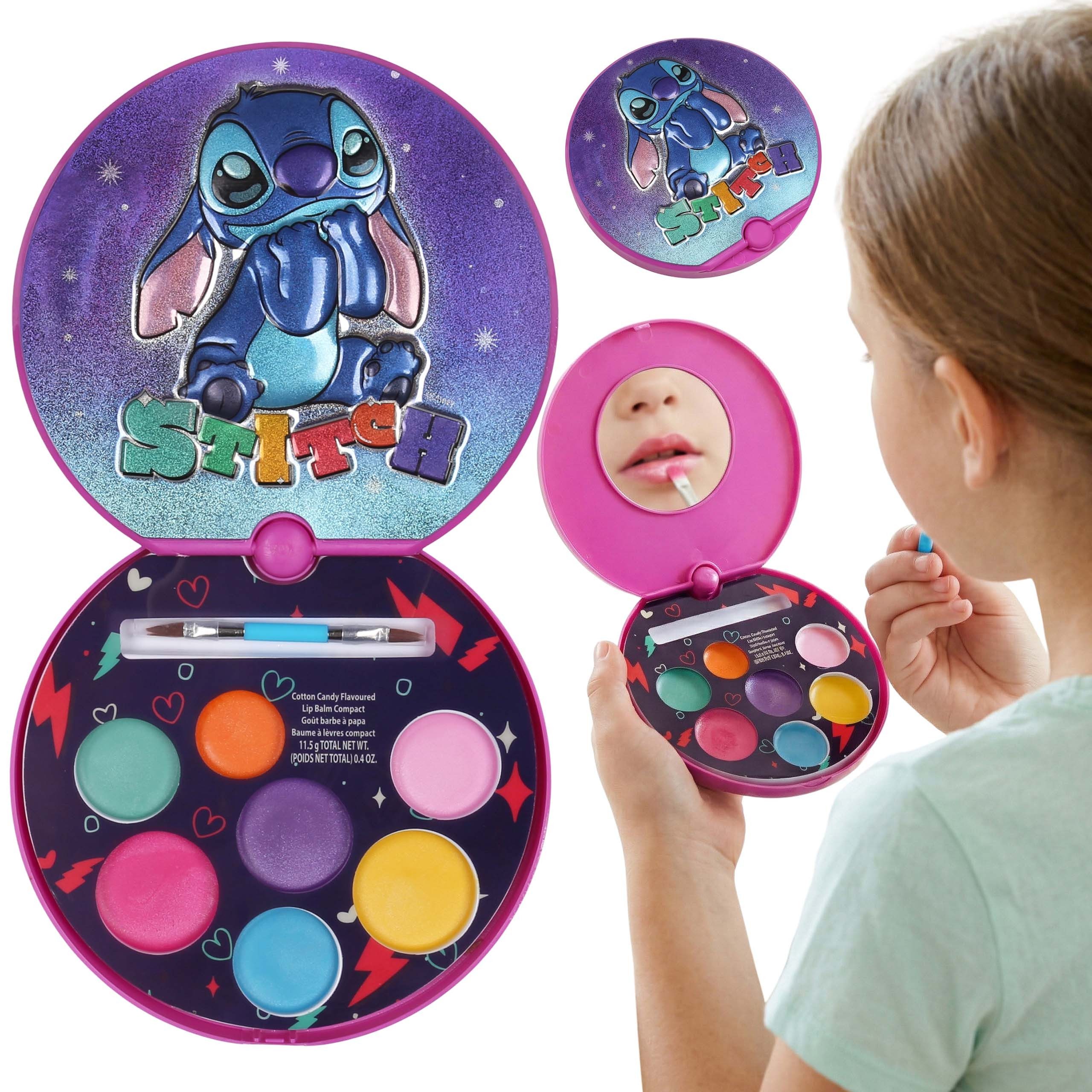 Disney Lippenpflege-Set DISNEY Stitch Lippenpflege Set Kinder Lipgloss mit Spiegel Set