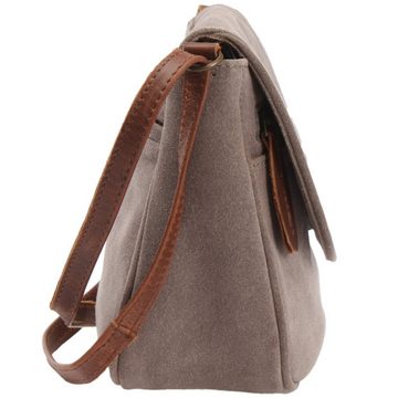 LECONI Umhängetasche Ledertasche Damentasche Schultertasche Veloursleder LE3047