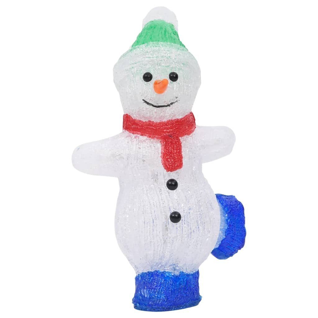 Christbaumschmuck LED-Weihnachtsfigur Schneemann Acryl Indoor und Outdoor 30 cm