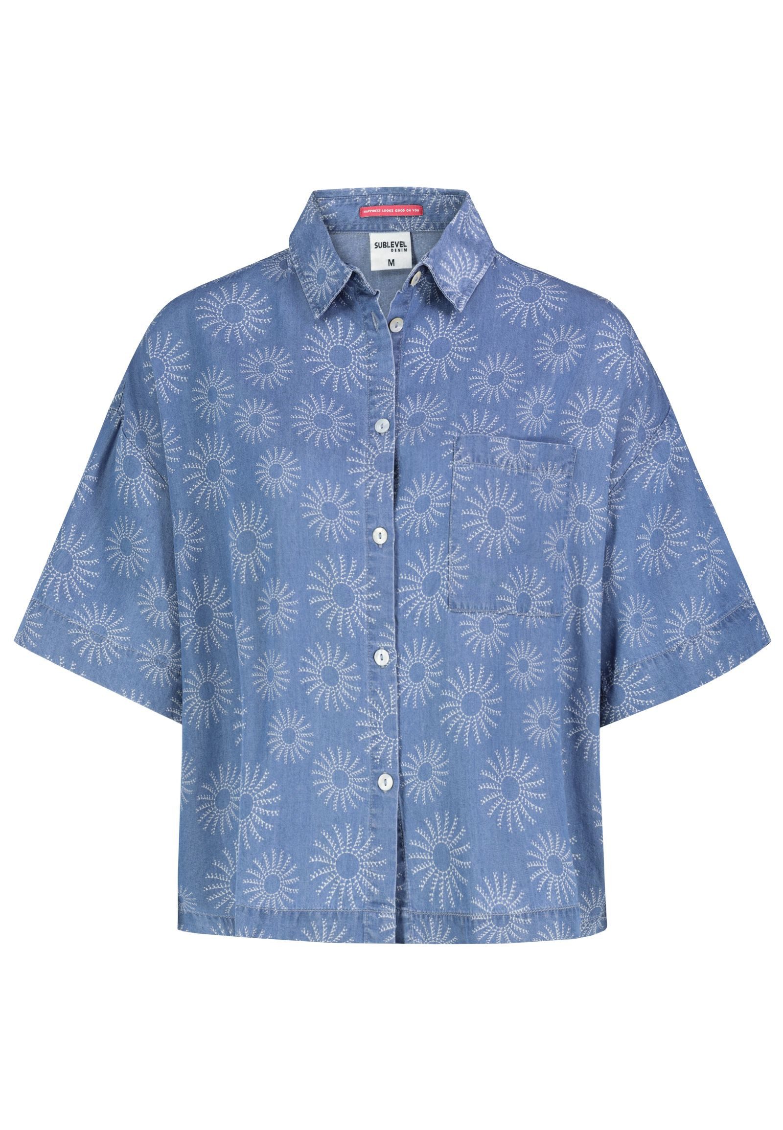 SUBLEVEL Kurzarmbluse