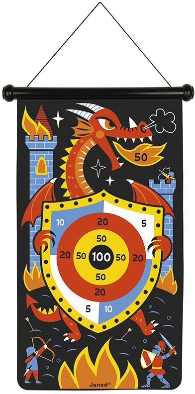 Janod Dartscheibe Magnetisches Drachen Dartspiel