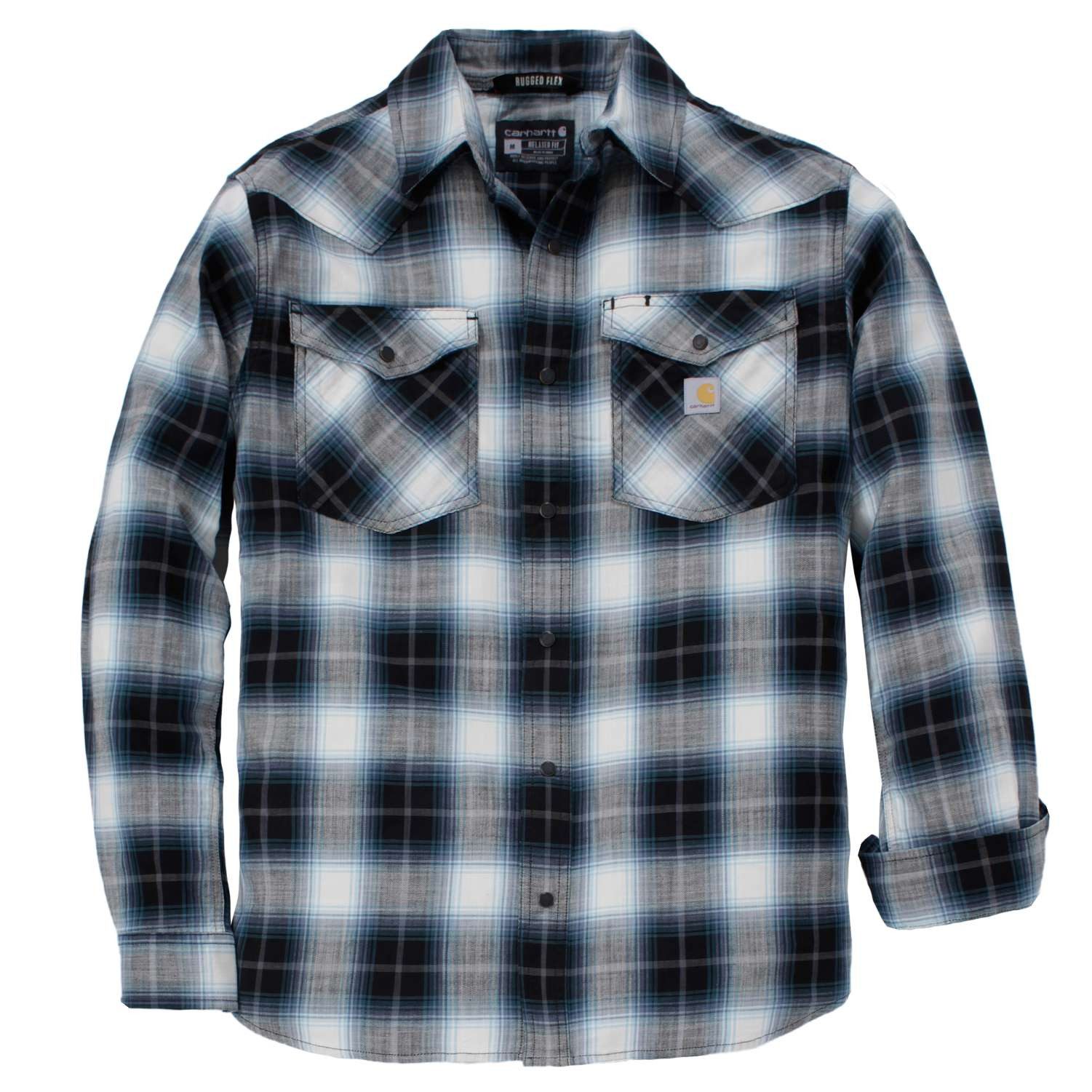 Carhartt Langarmhemd 107016 Montana Bozeman Relaxed LS Plaid Shirt