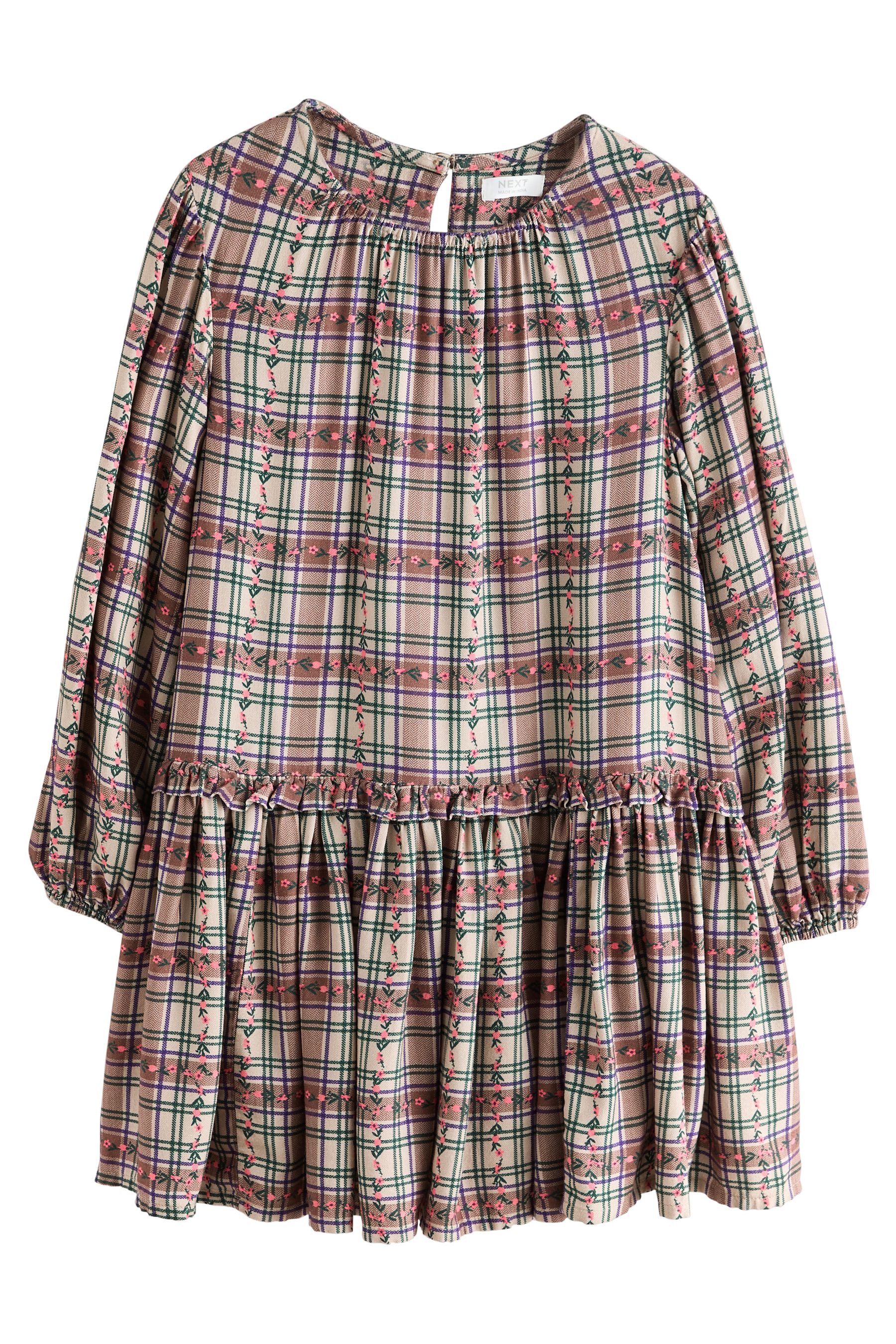Next Karokleid Kariertes Kleid (1-tlg)