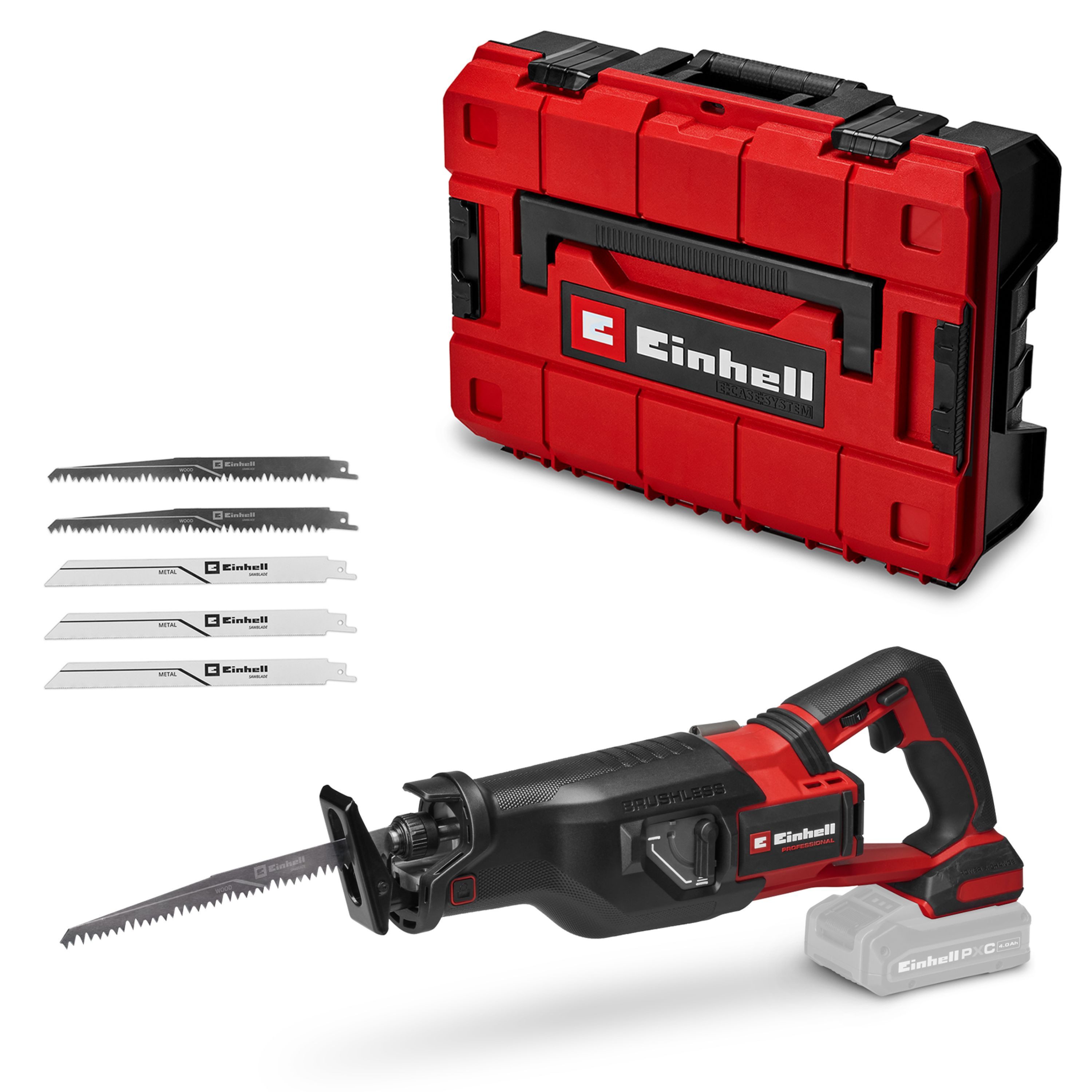 Einhell Akku-Säbelsäge TP-APD 18/321 Li BL +6 S-F