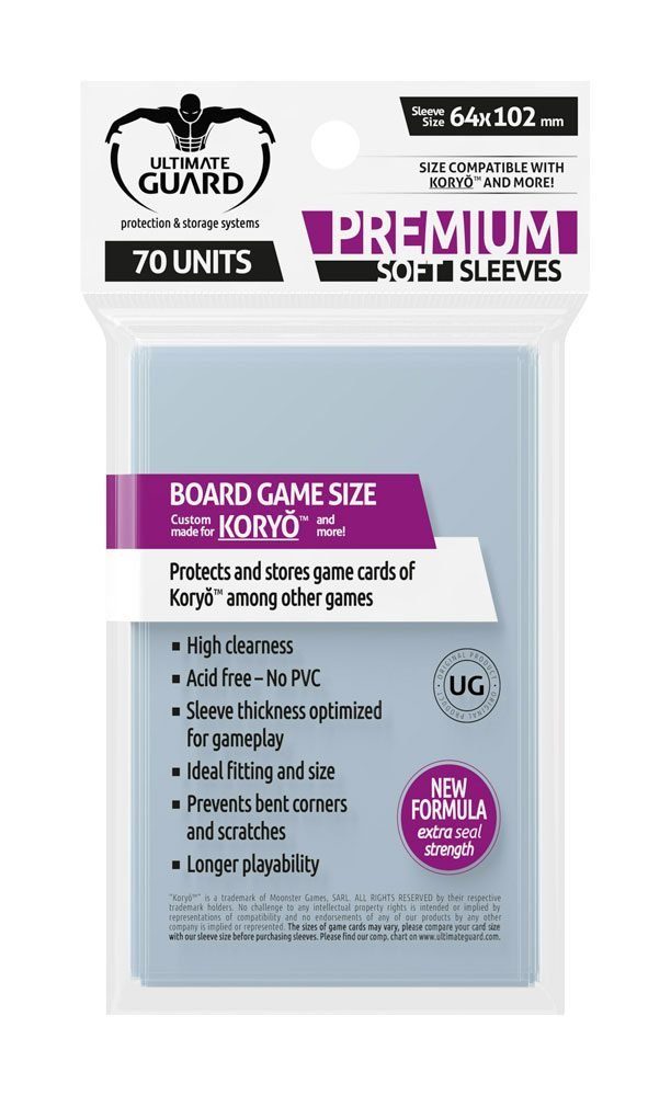 Sammelkarte Ultimate Guard Premium Soft Sleeves für Brettspielkarten Koryó™ (70)