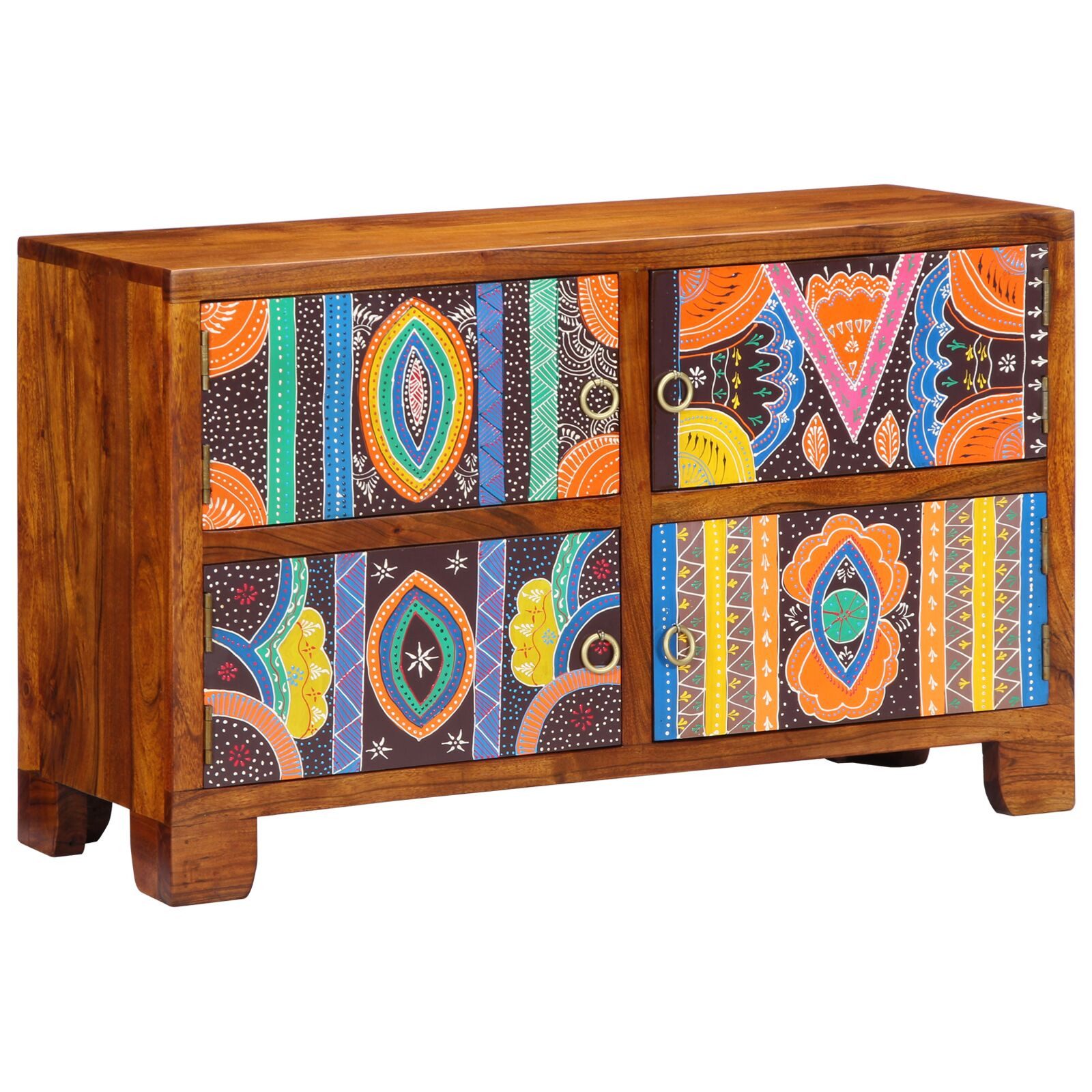 vidaXL Schuhschrank Schuhschrank 90x35x55 cm aus massivem Akazienholz