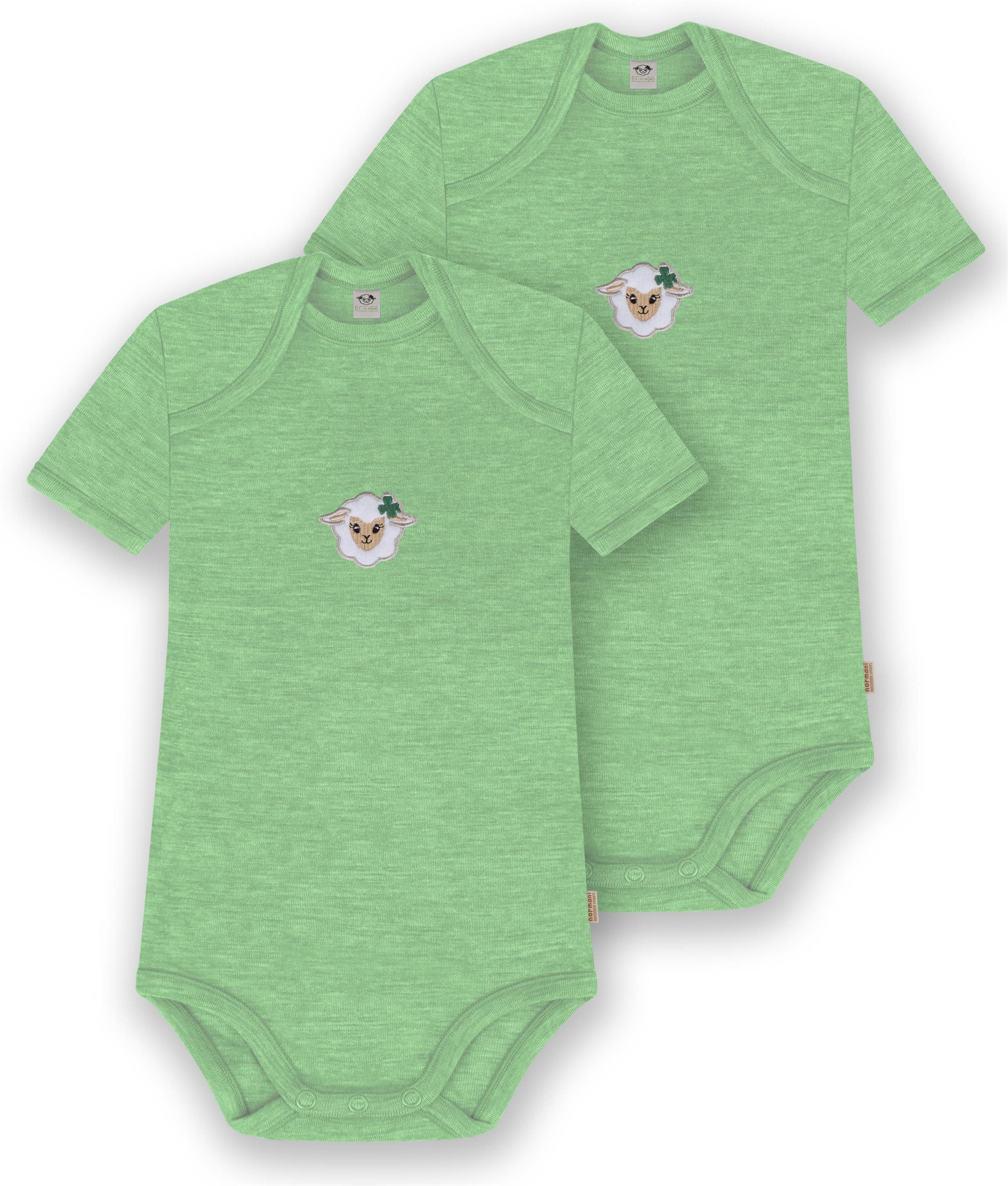 Kurzarmbody 2er Set Baby Merino Body Kurzarm Tauranga