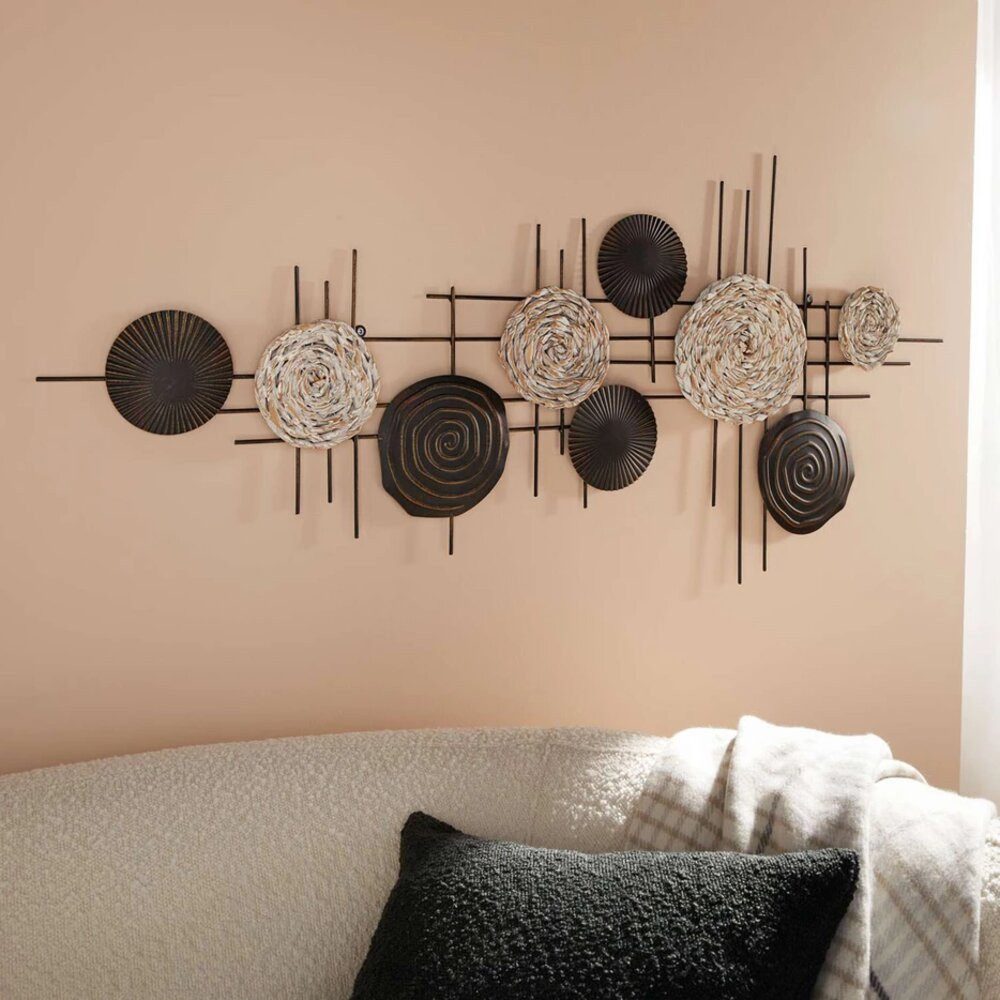 Home-trends24.de Wanddekoobjekt Wanddeko Metall Seegras Wandbild günstig online kaufen