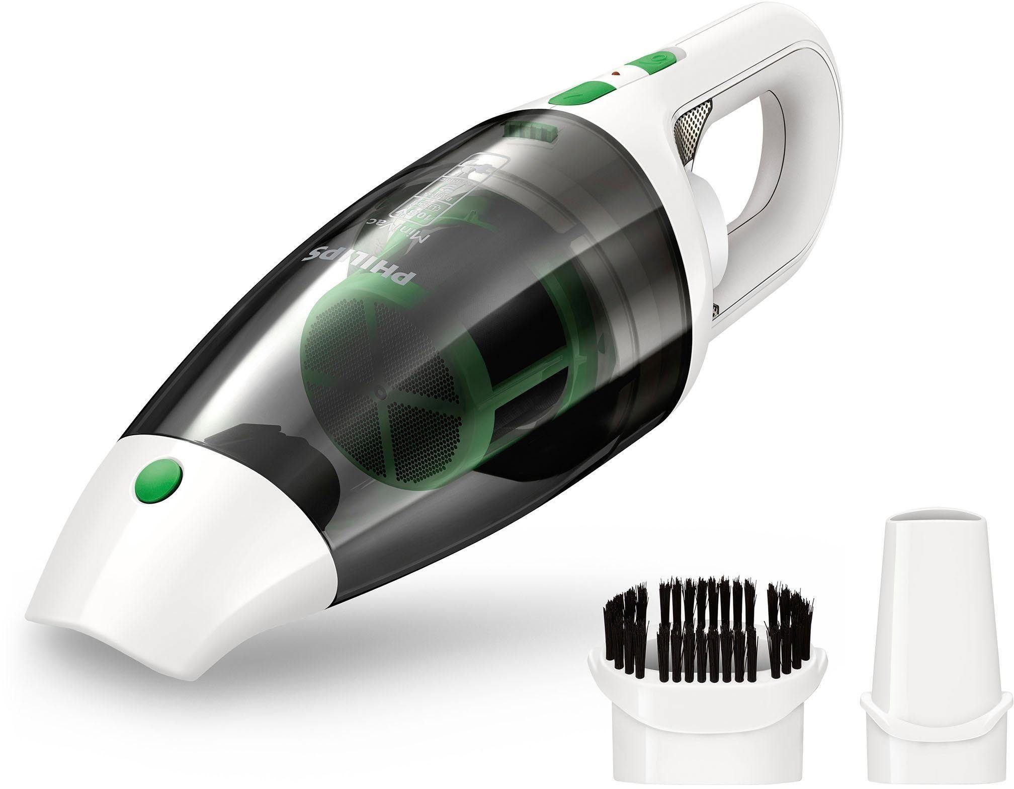 Philips Akku-Handstaubsauger FC6148/01 EnergyCare, beutellos, bis 9 Minuten Saugleistung