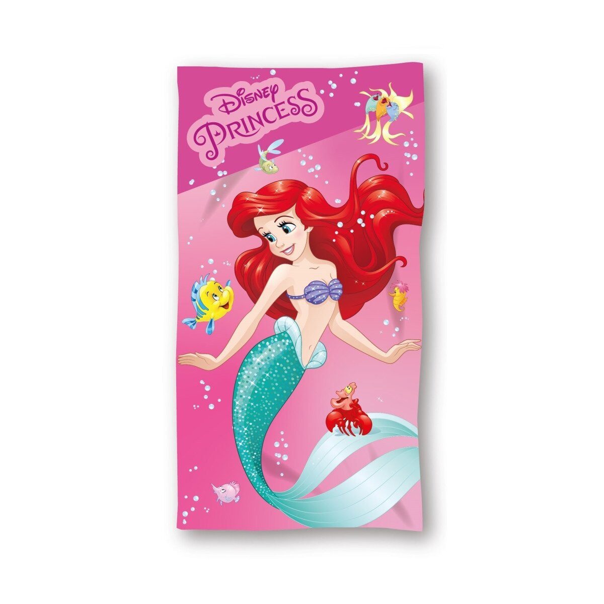 Disney Badetücher Disney Prinzessin Sparkling Mermaid Badetuch 70x140, 100% Polyester (1-St)