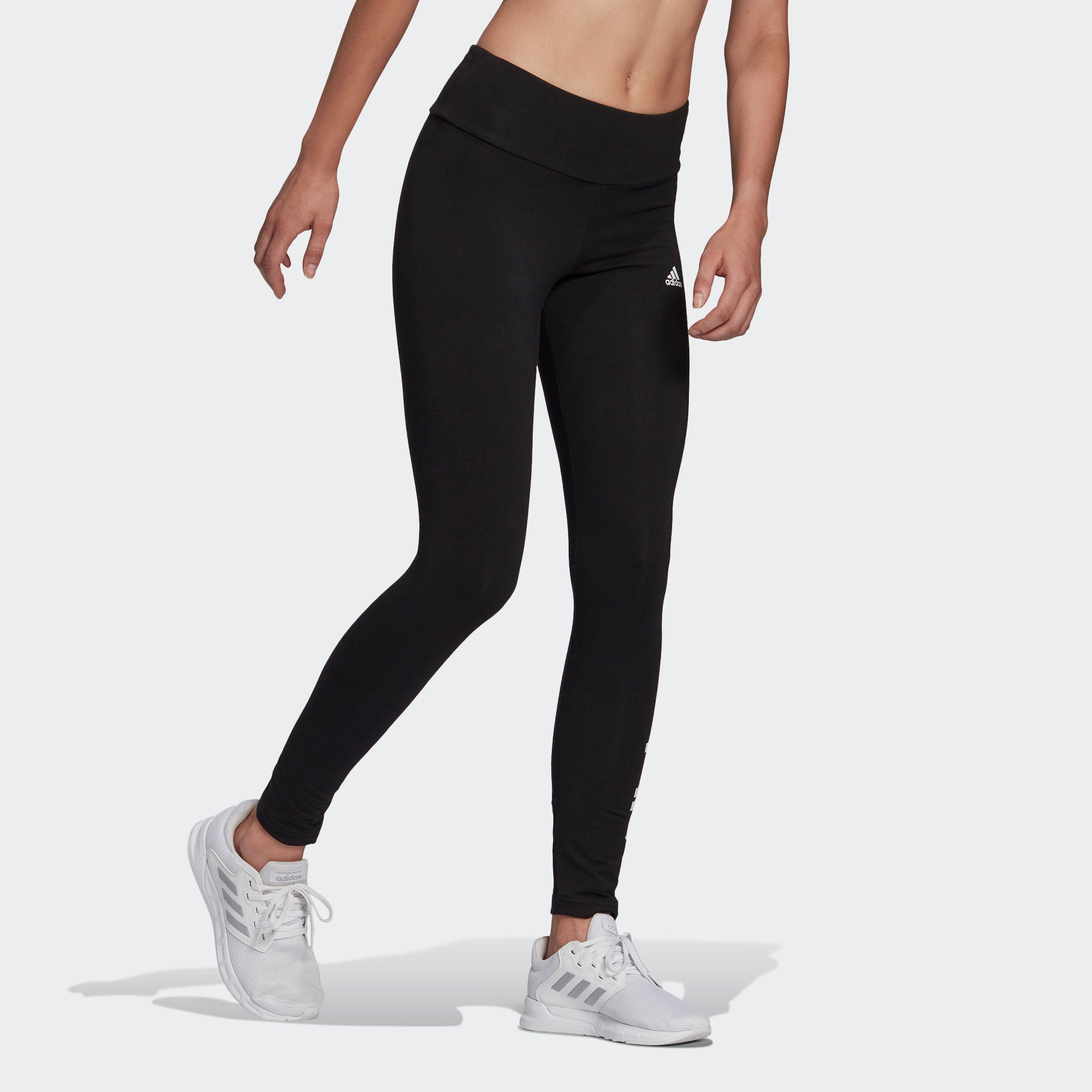 adidas Performance LIN / Black adidas Sportswear W LEG Leggings White (1-tlg)