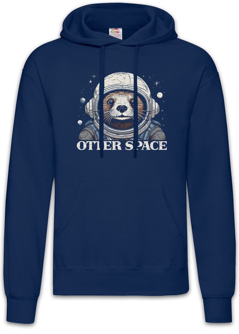 Hoodie Otter Space C Herren Hoodie Wildlife lontra Nutria Fischotter Outer