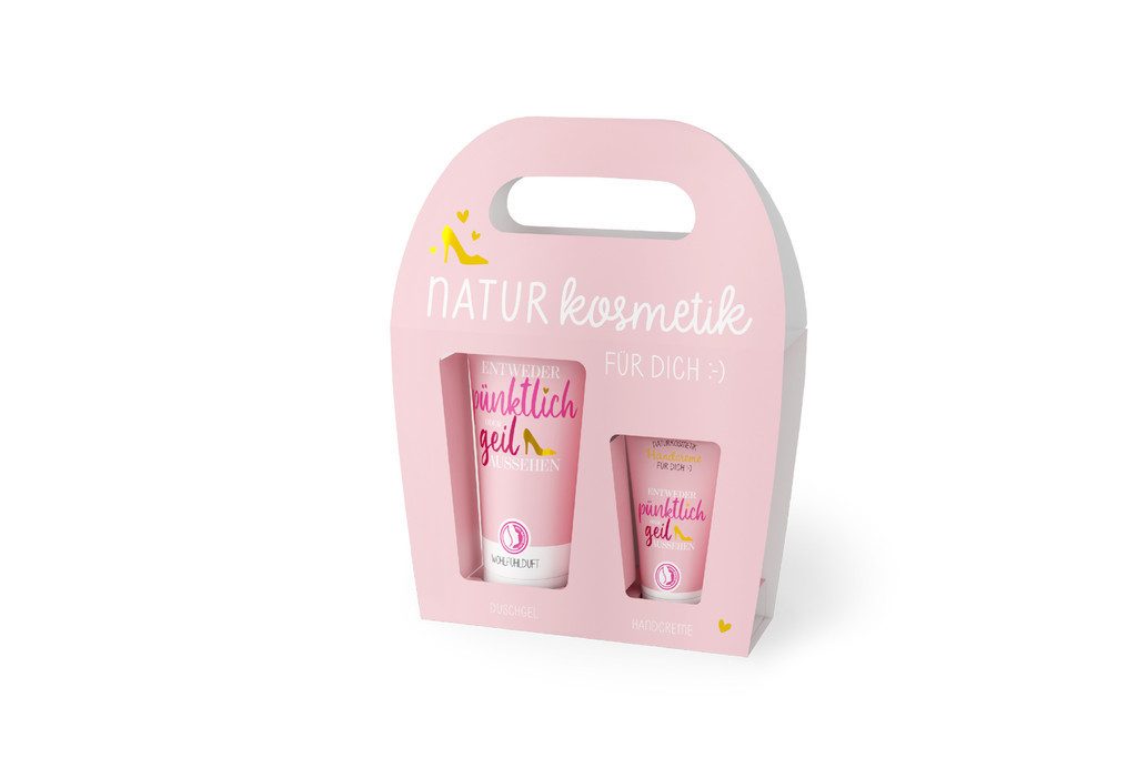 La Vida Geschenk für Dich Duschgel Kosmetik-Set, Serie Mädels, Duschgel + Handcreme, vegan, glutenfrei, laktosefrei