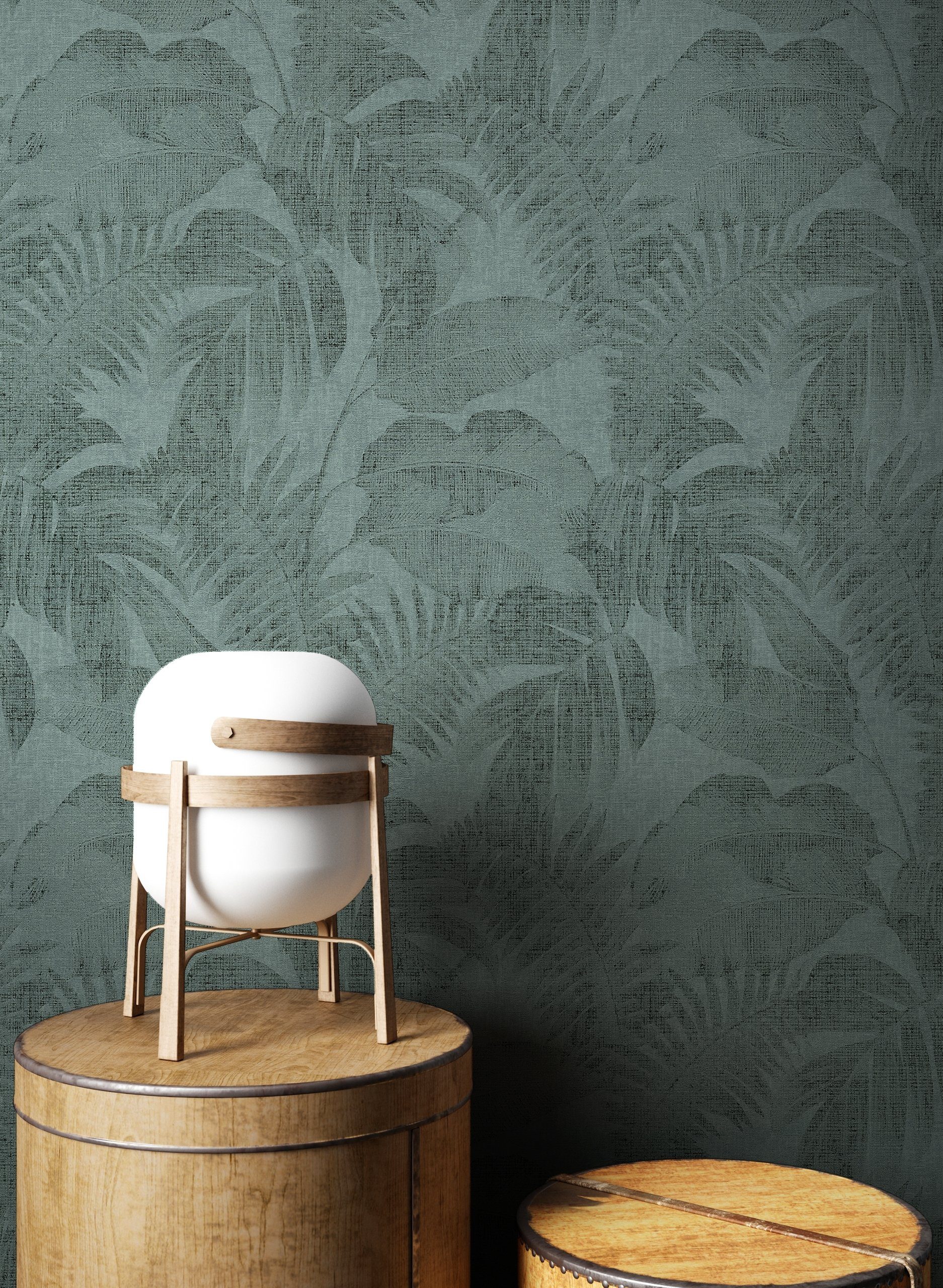 Newroom Vliestapete Muster1 Tapete Blumentapete Dschungel,Blätter,Palmen, G günstig online kaufen