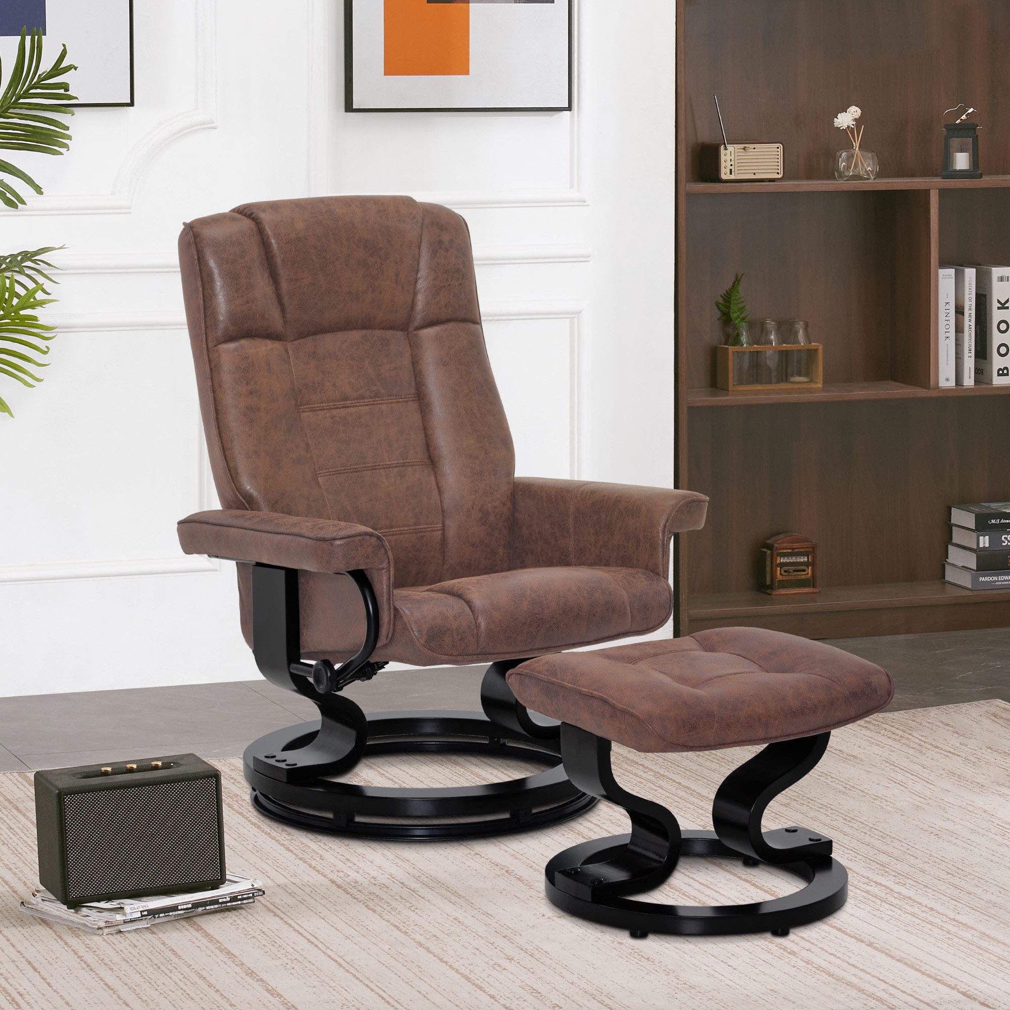 MCombo TV-Sessel M MCombo Relaxsessel mit Hocker Fernsehsessel 9019 (M MCom günstig online kaufen