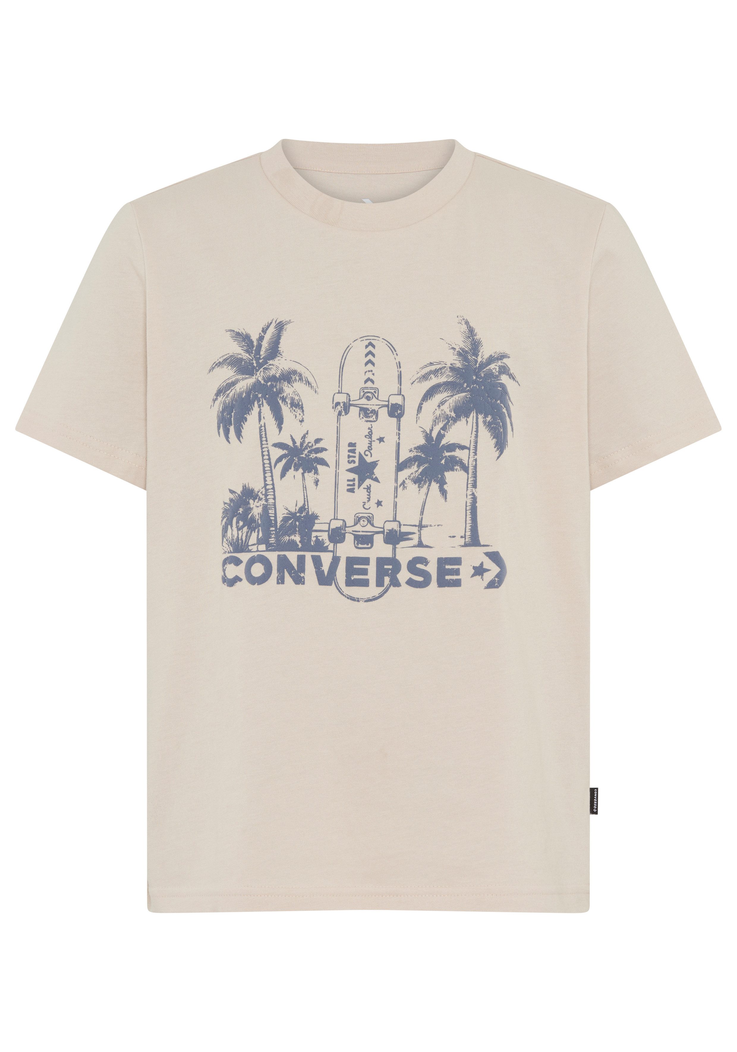 Converse T-Shirt Kurzarm, aus Baumwolle, in normaler Schnittform