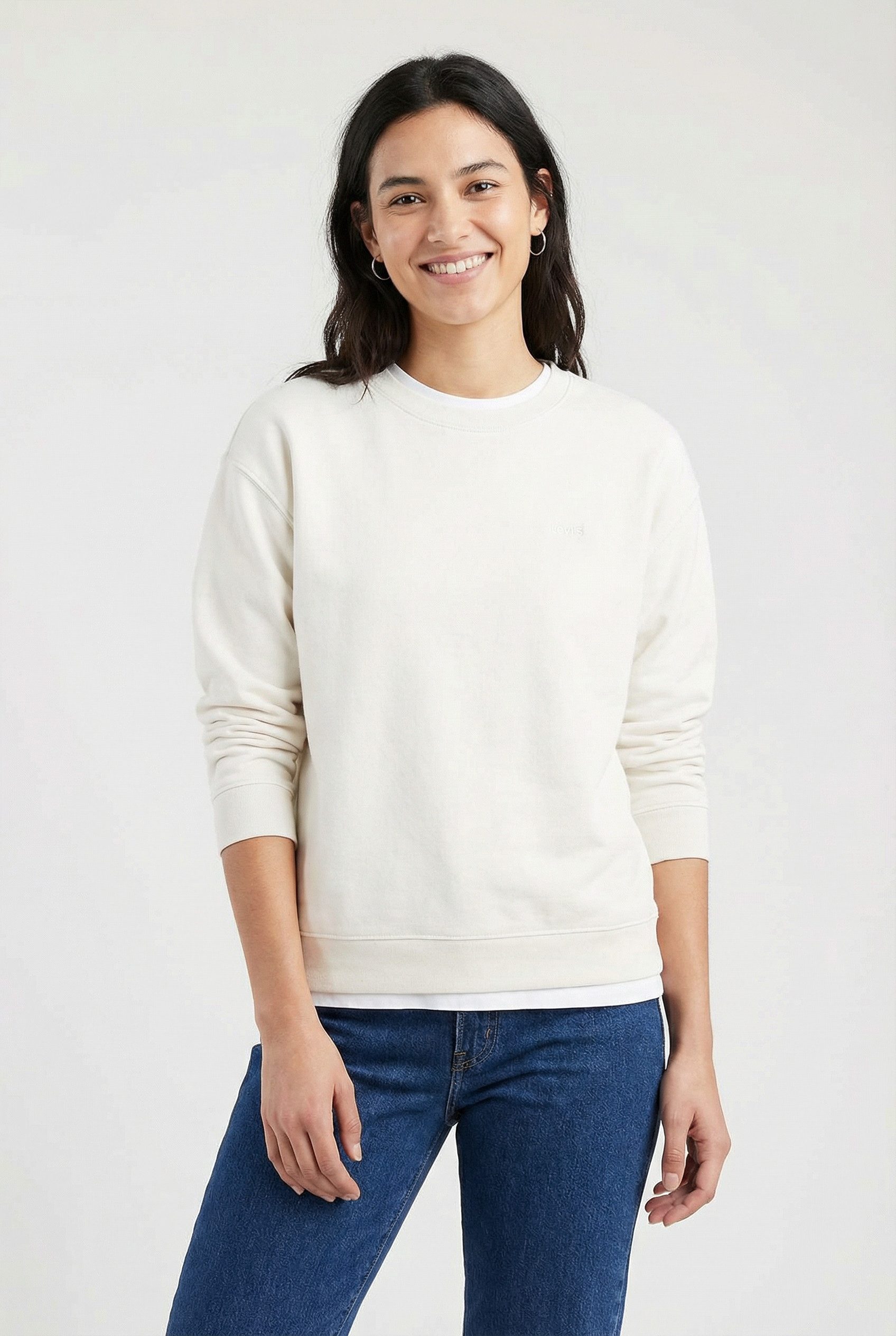 Levi's® Sweatshirt EVERYDAY CREW SWEATSHIRT mit kleinem Logo auf der Brust günstig online kaufen