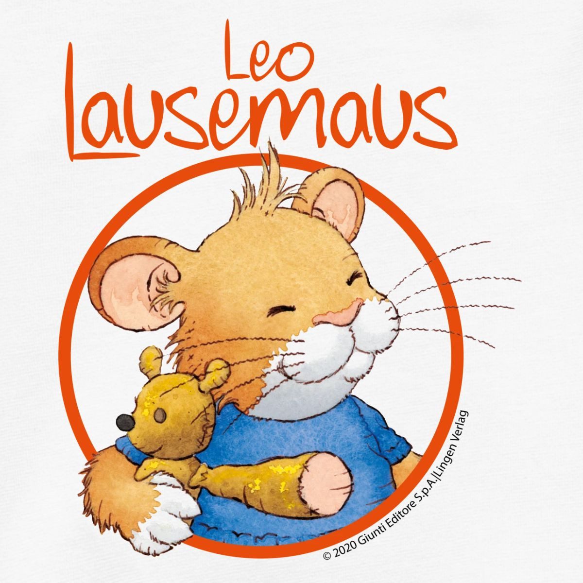 Spreadshirt Kurzarmbody Leo Lausemaus Logo Kurzarm Tages Baby Body (1-tlg)