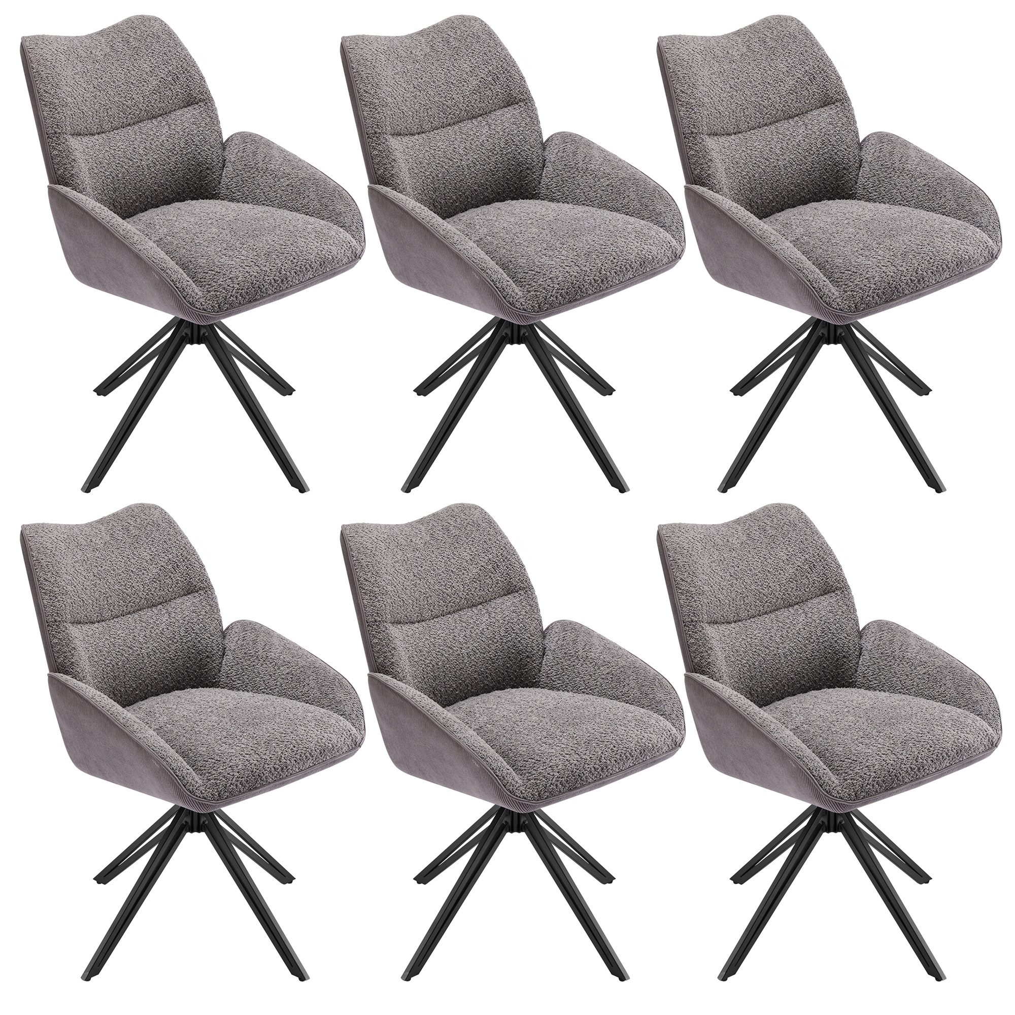 i@home Esszimmerstuhl 360° drehbar, Wohnzimmersessel, Weicher günstig online kaufen