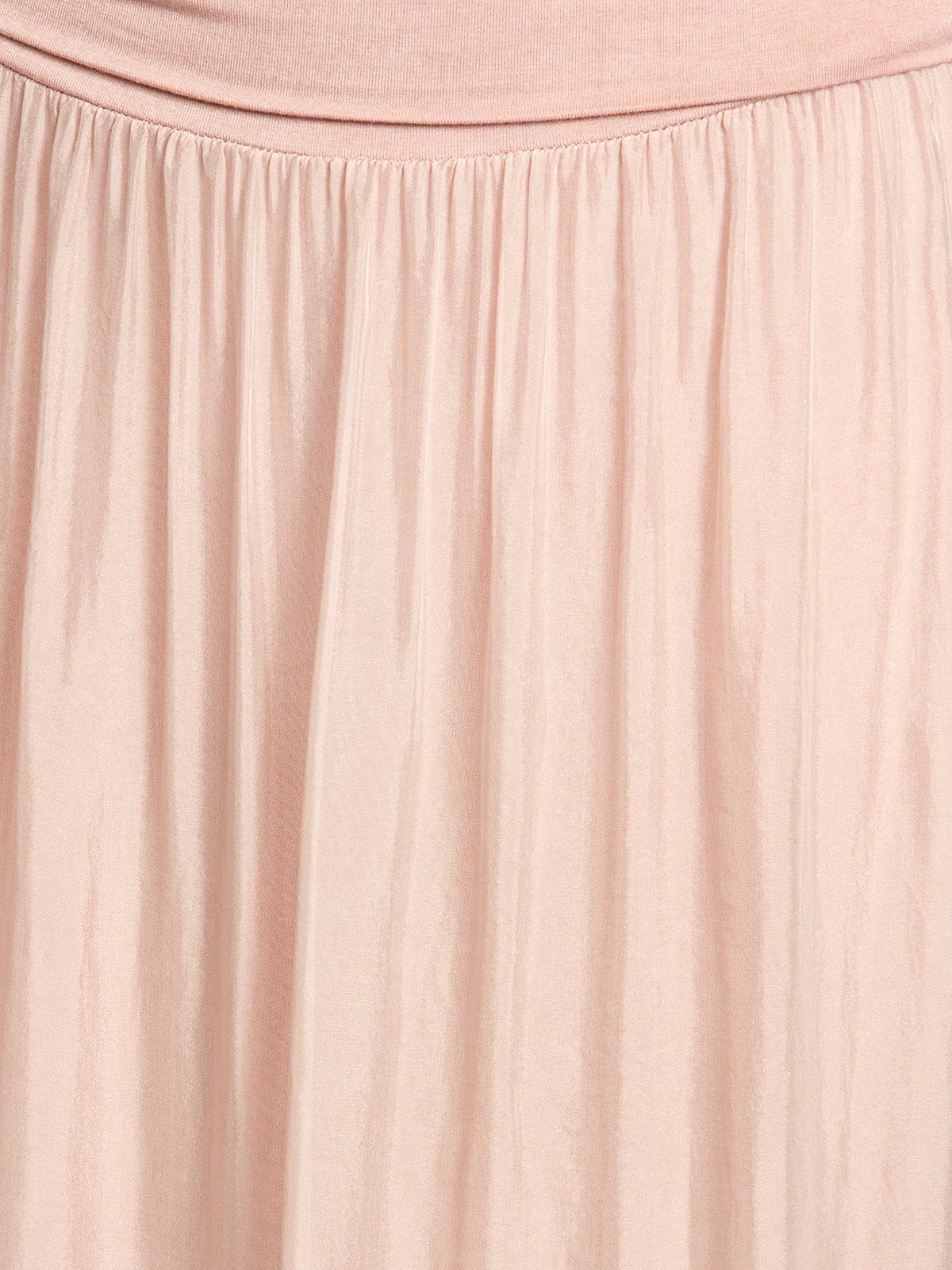 Caspar Faltenrock RO025 eleganter leichter Damen Sommer Rock mit Seidenanteil mit figurfreundlichem Stretch Bund - Made in Italy