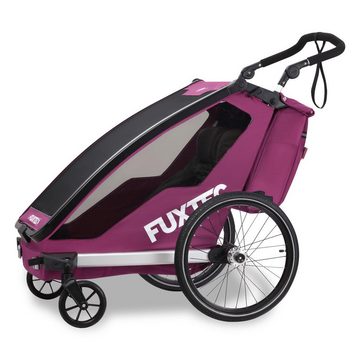 FUXTEC Fahrradkinderanhänger FX-FA1-SET-PURPUR