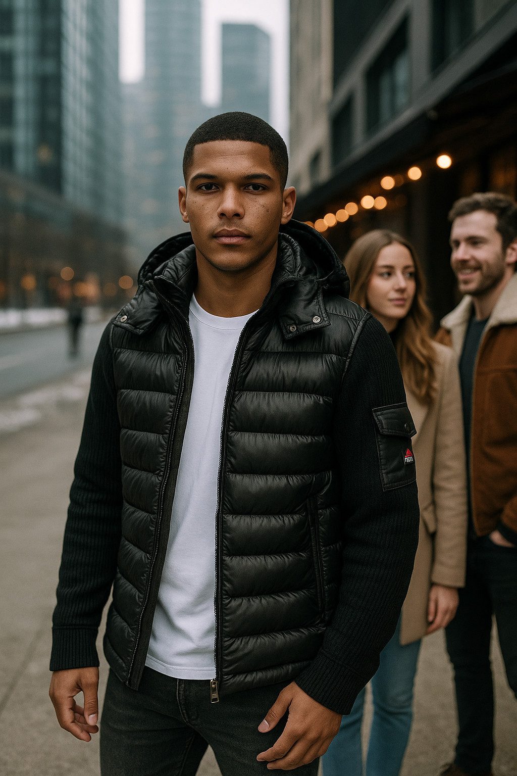 BLACKROCK Hybridjacke Steppjacke Herren, Winterjacke mit Kapuze, Wintermant günstig online kaufen