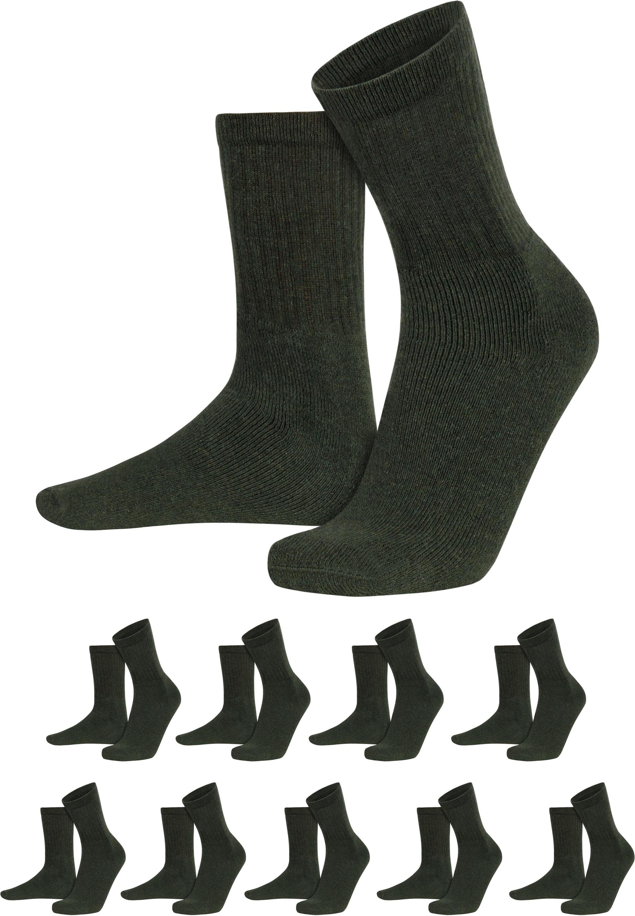 Sportsocken 10 Paar Outdoor-Socken ARMY