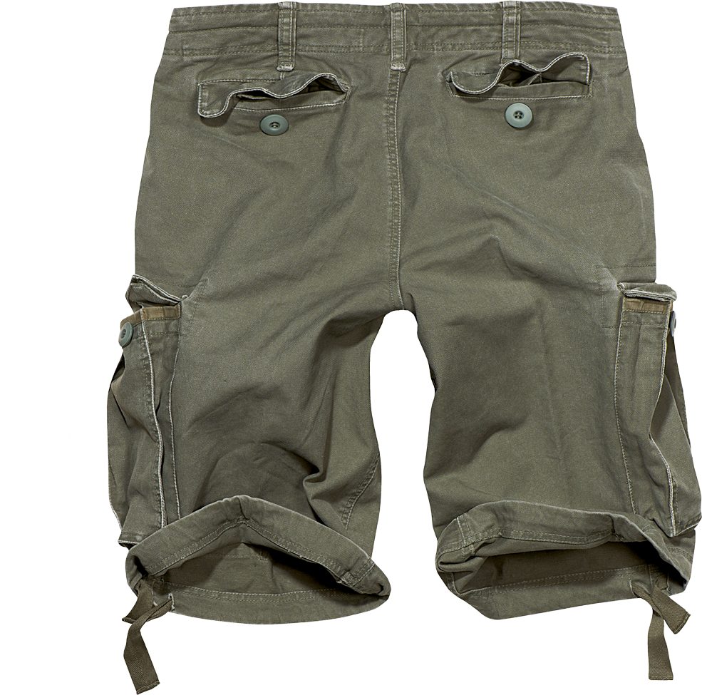 Brandit Cargoshorts Brandit Vintage Shorts Oliv 2002