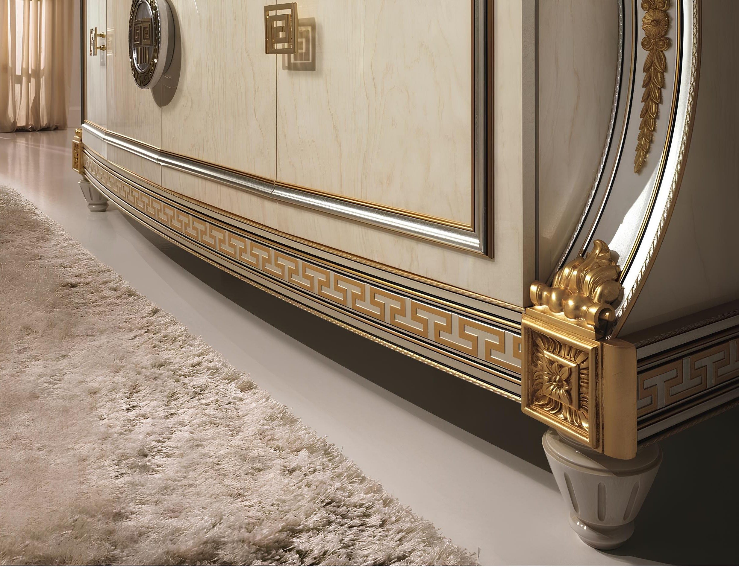 Xlmoebel Anrichte Holz Kommoden Schränke Sideboard Möbel arredoclassic, Made in Europa