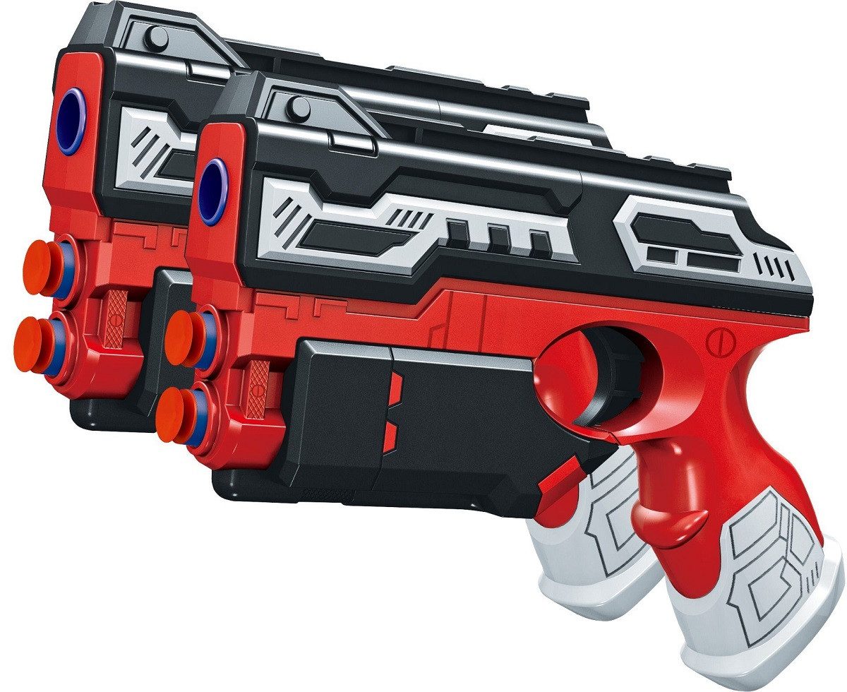 Blaster - Softbullet Pistolen - 2er set inkl. 12 Softdarts