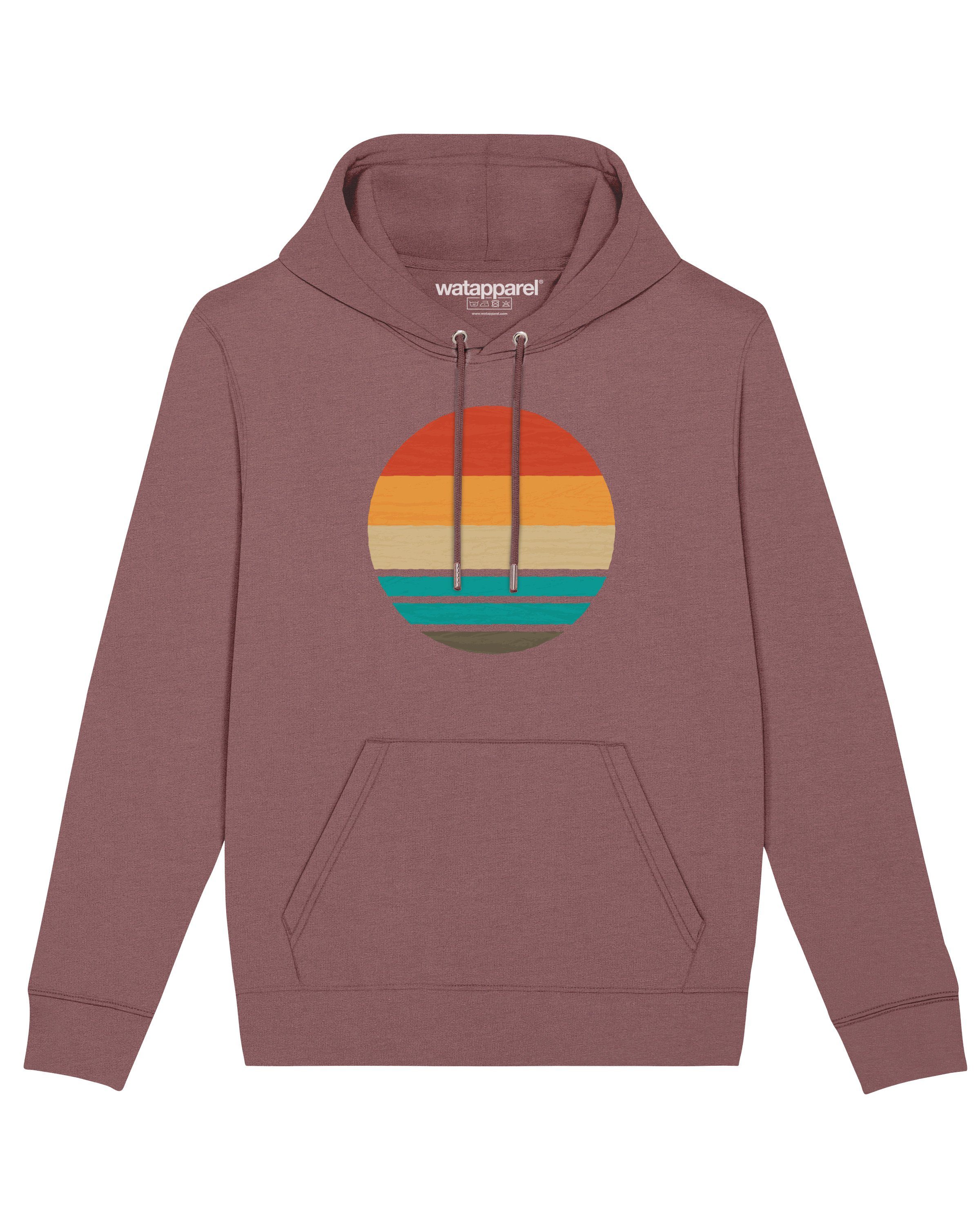 wat? Apparel Sweatshirt Retro sunset ocean (1-tlg) Kaffa Coffee | Sweatshirts