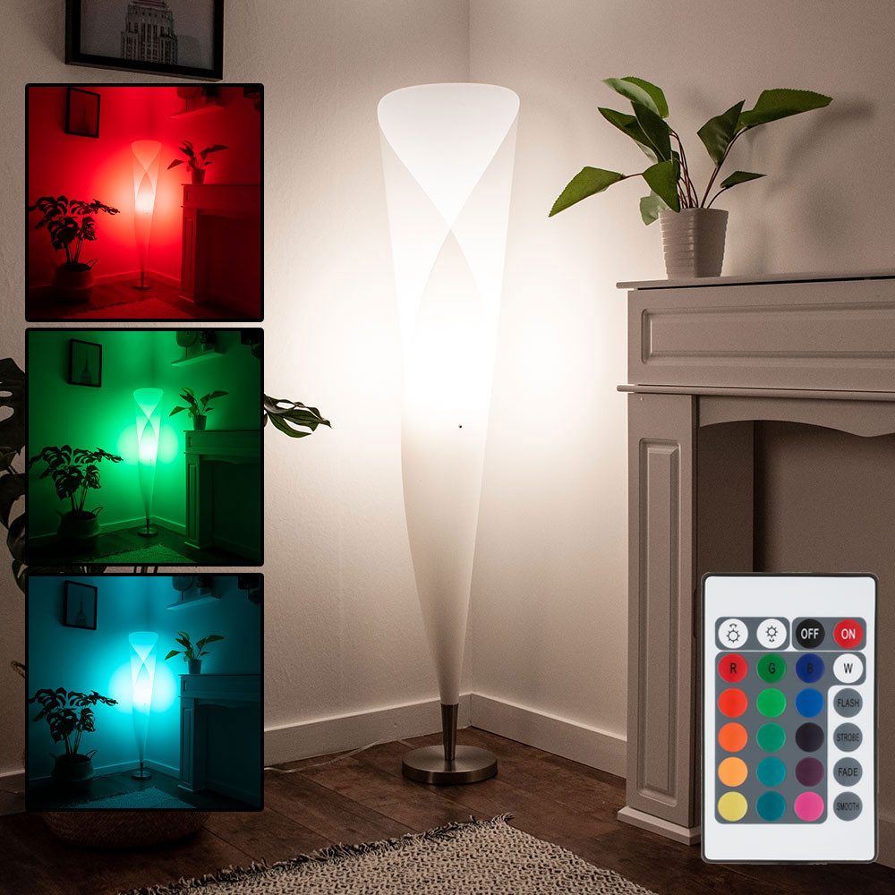 GLOBO LIGHTING LED Stehlampe, Leuchtmittel inklusive, Warmweiß, Farbwechsel günstig online kaufen