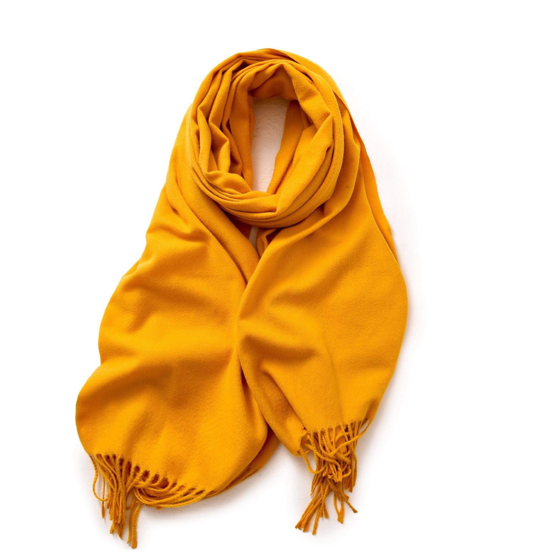 XDeer Modeschal Damen Schal,kuschelweich,Winter Schal Poncho Qualität,Neuer Stil, Damen Halstuch Geschenk für Frauen in verschiedenen Farben yellow