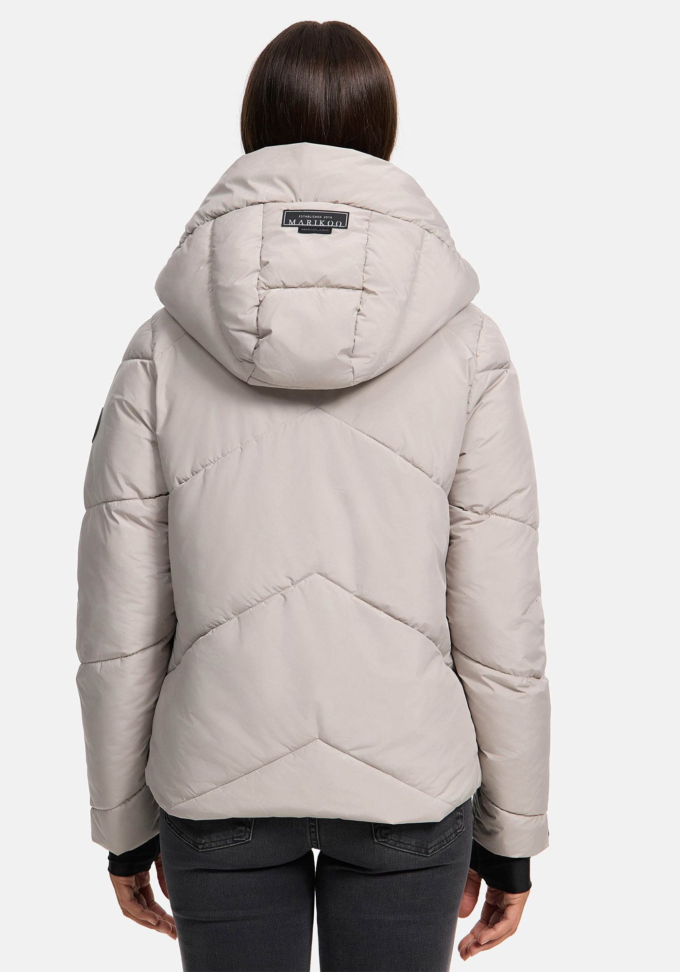 Marikoo Winterjacke "Simaraa", mit abnehmbarem Kunstfellkragen günstig online kaufen