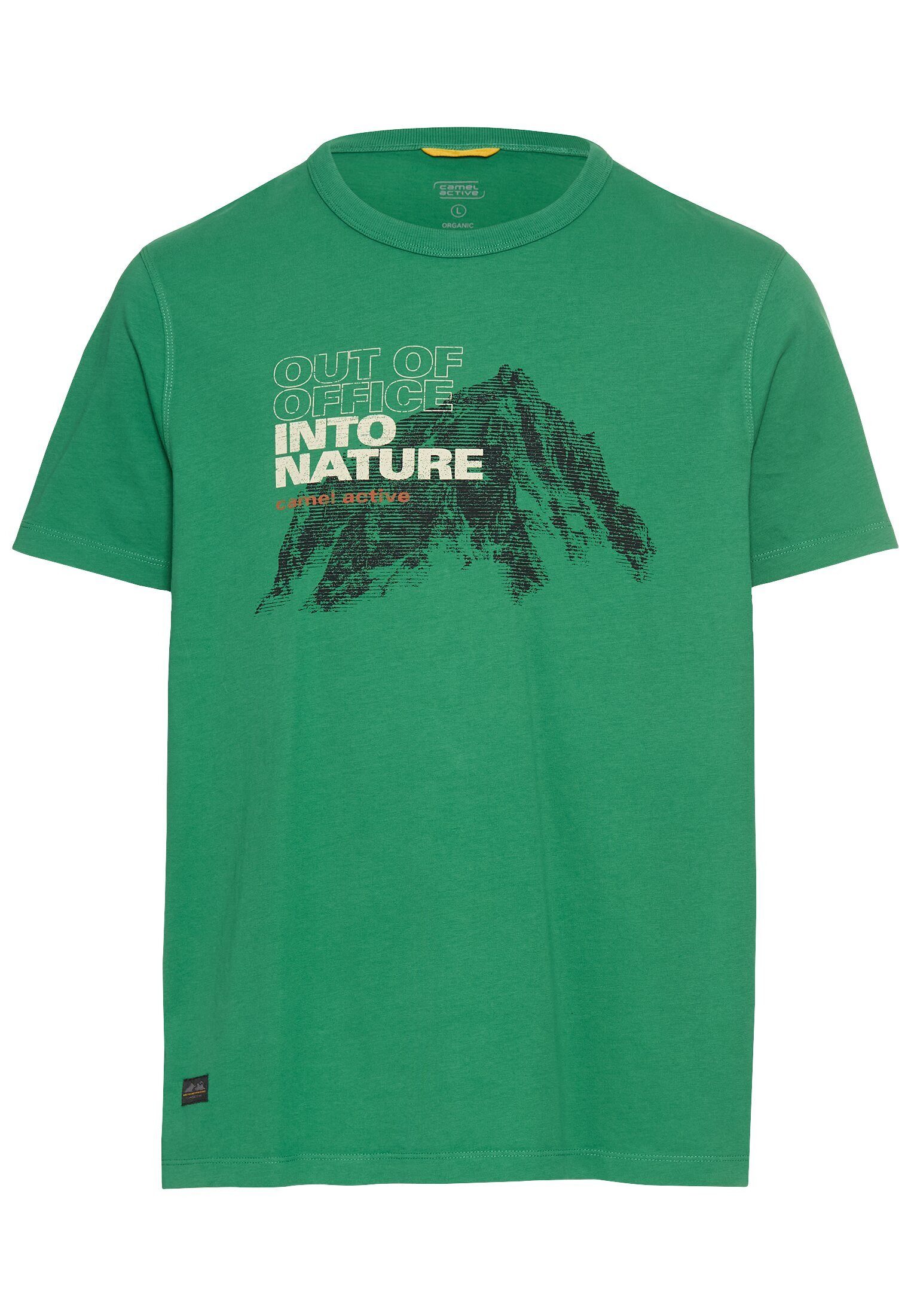 camel active Print-Shirt mit Rundhalsausschnitt günstig online kaufen