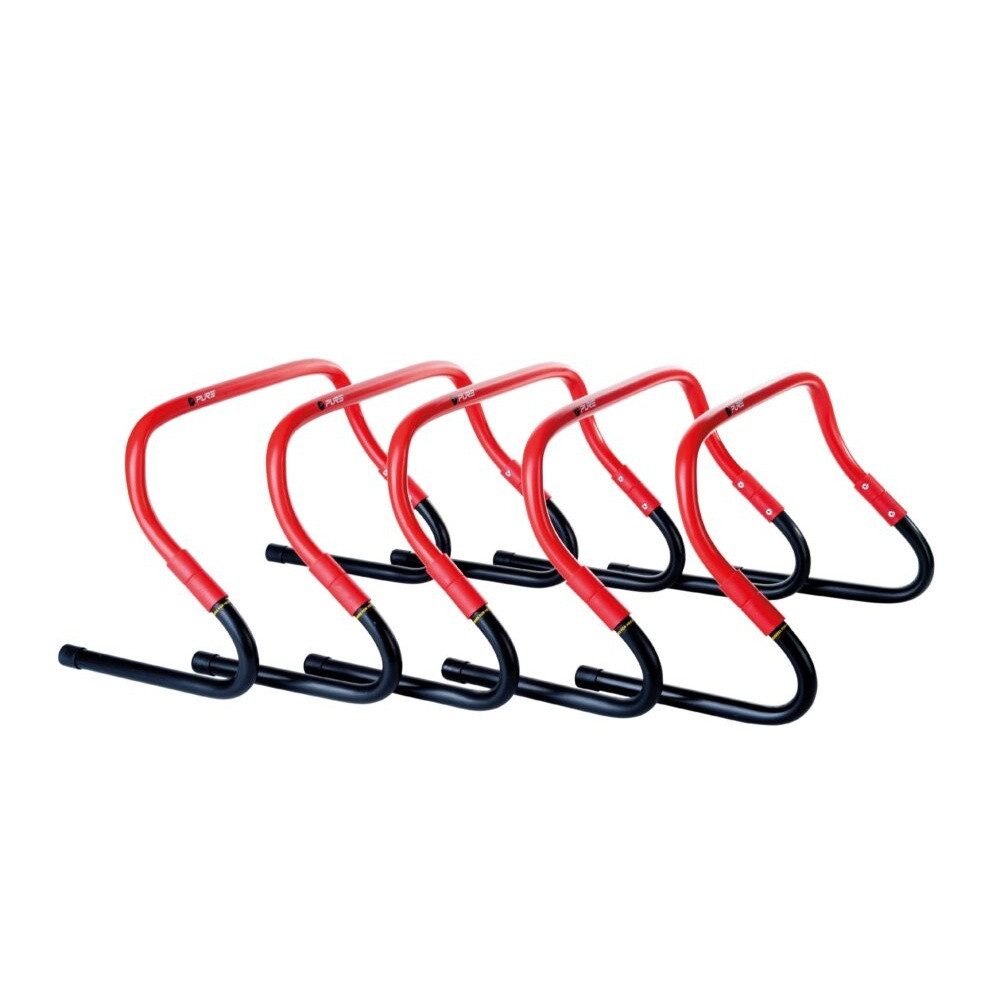 Trainingshilfe Trainingshürden Set (höhen verstellbar) - 5 Stück inkl. Tasche
