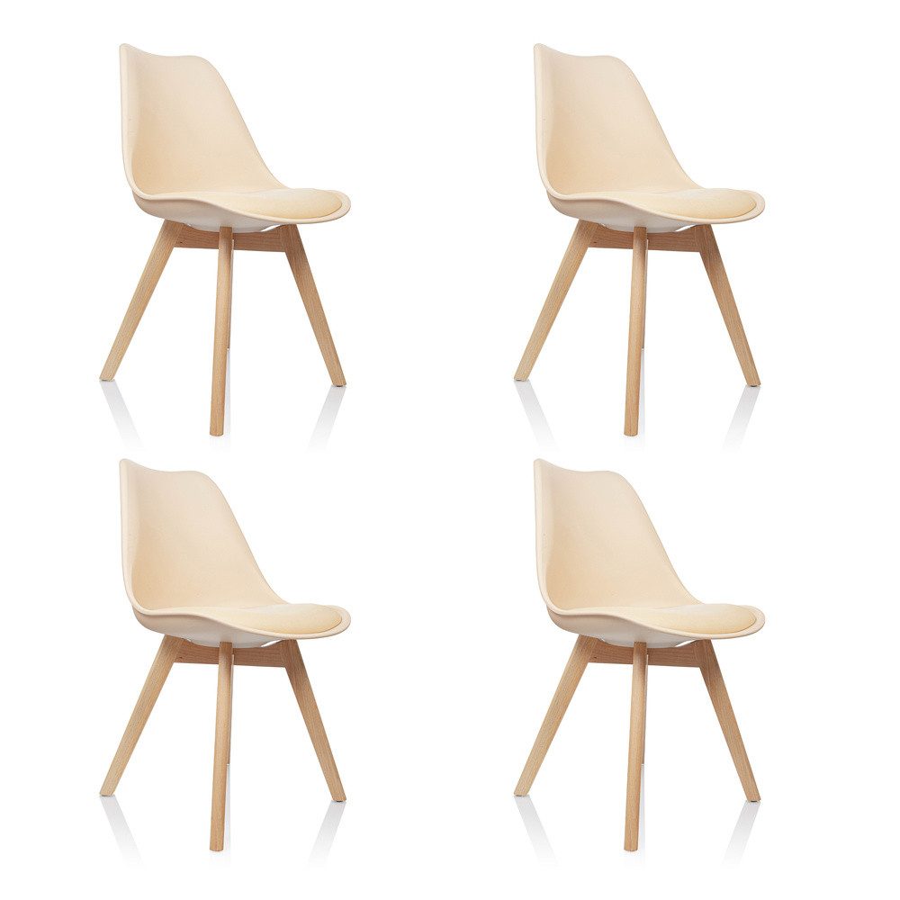 hjh OFFICE Schalenstuhl Schalenstuhl SCANDI Kunststoff günstig online kaufen