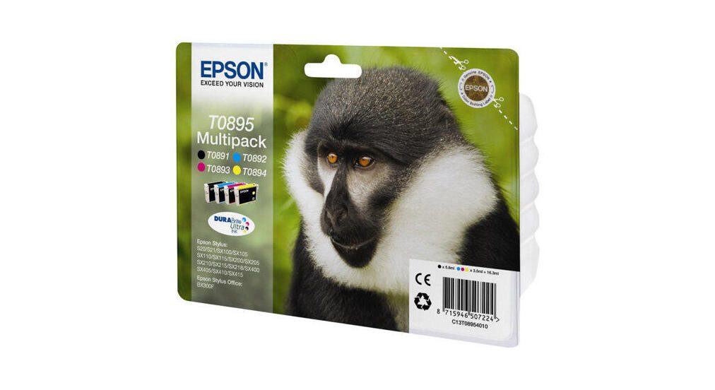 Epson Epson T0895 Druckerpatronen 4er Multipack Tintenpatrone