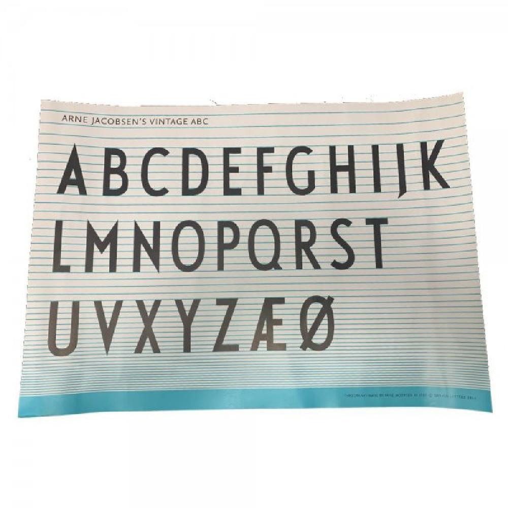 Design Letters Wanddekoobjekt Poster ABC (70x50 cm)