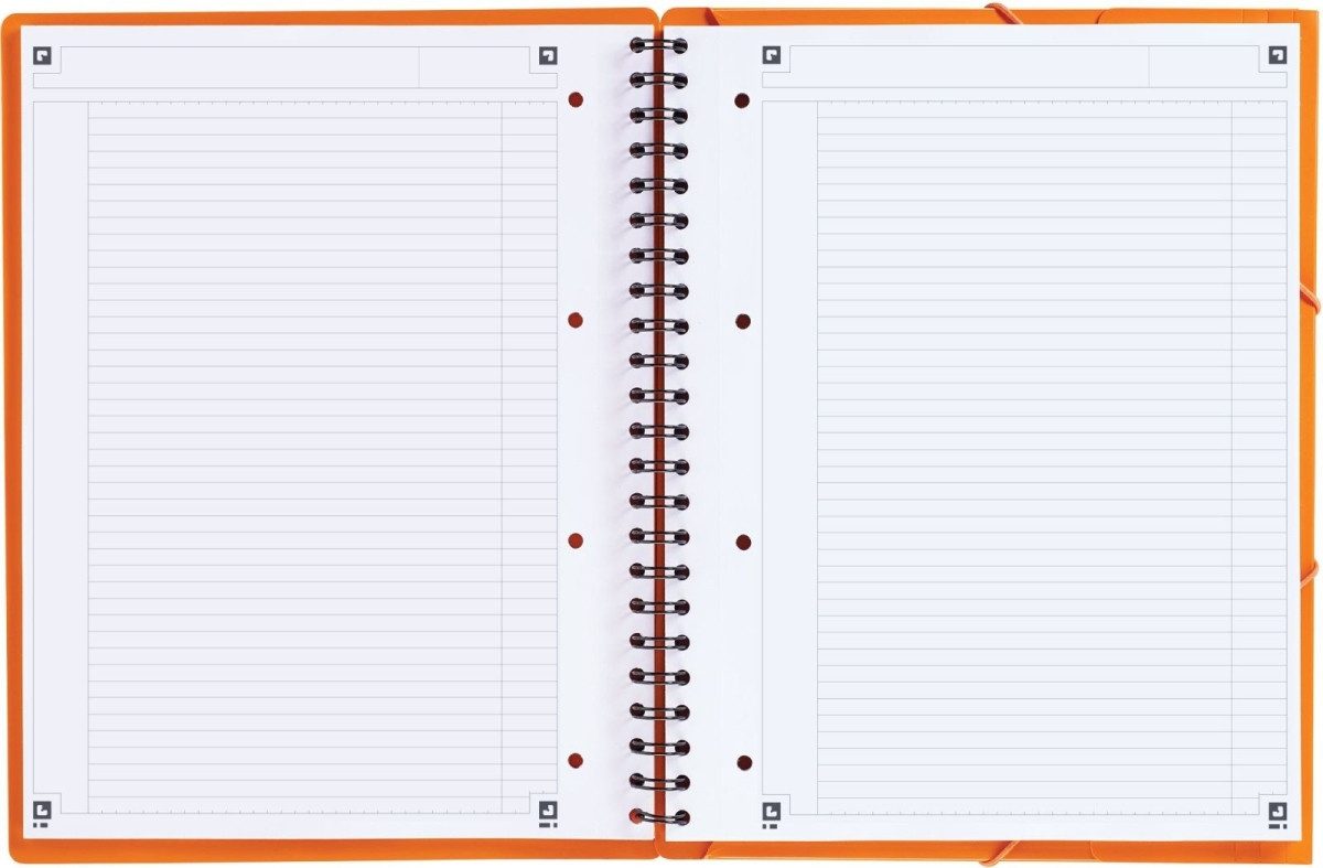 OXFORD Notizbuch Meetingbook International Optik Paper 80 g/qm A4+ 6mm liniert 80
