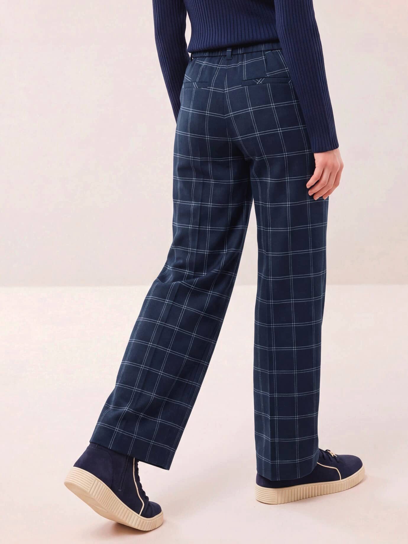 Walbusch Marlene-Hose Damen Marlene Hose aus Premium Flanell Regular fit, modern